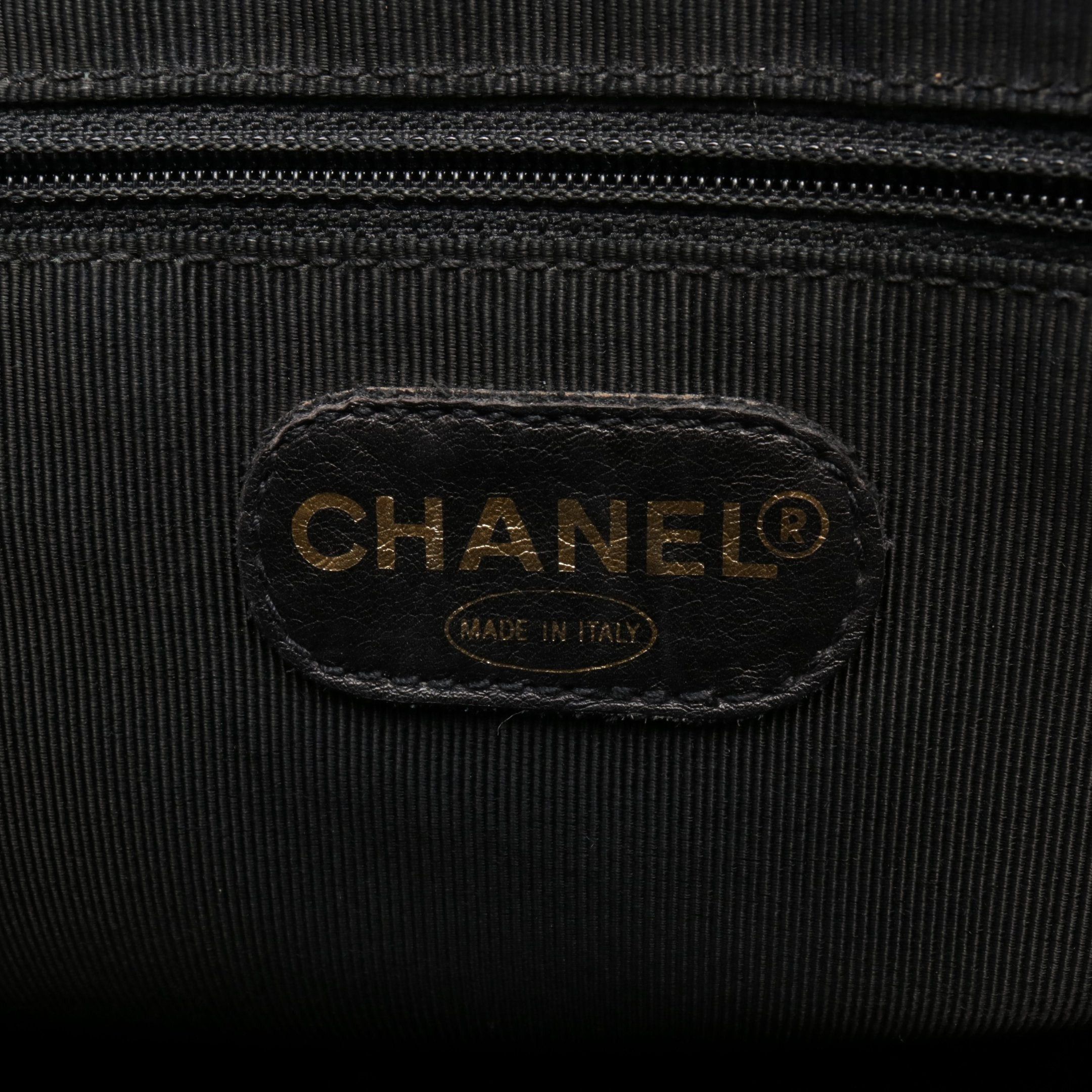 Chanel Chanel Triple Coco Mark Chain Shoulder Bag Caviar Skin Black Gold Hardware Size ONE SIZE - 4 Thumbnail