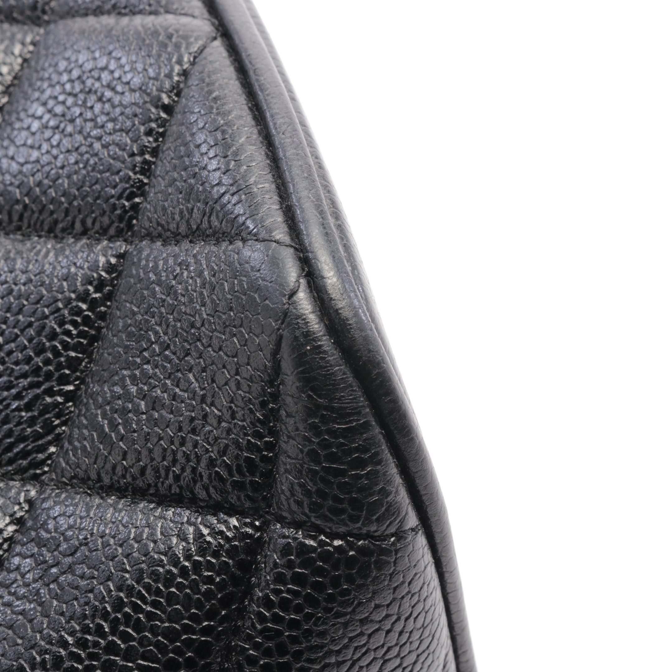 Chanel Chanel Reissue Tote Handbag Bag Caviar Skin Black Silver Hardware Size ONE SIZE - 7 Thumbnail