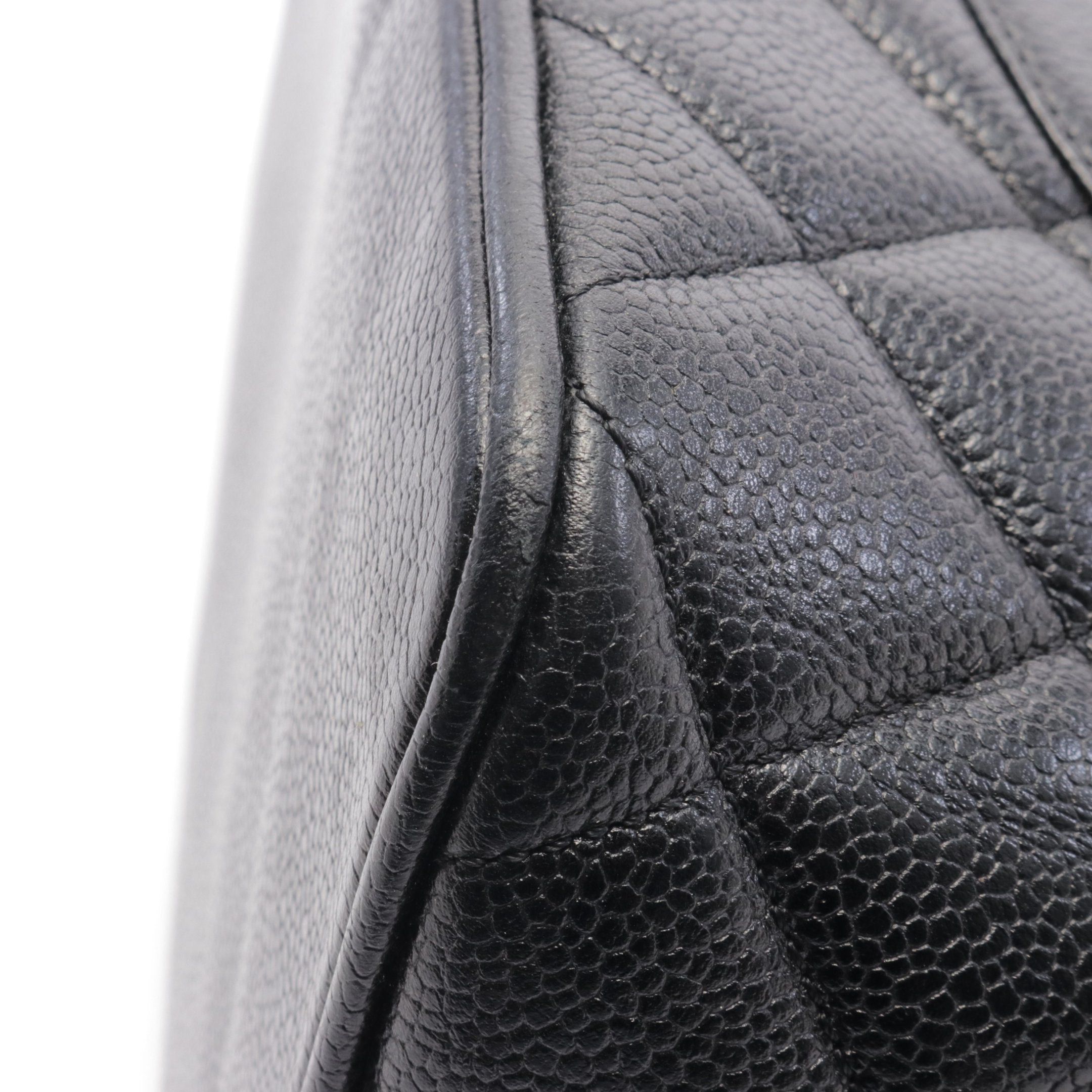 Chanel Chanel Reissue Tote Handbag Bag Caviar Skin Black Silver Hardware Size ONE SIZE - 8 Thumbnail