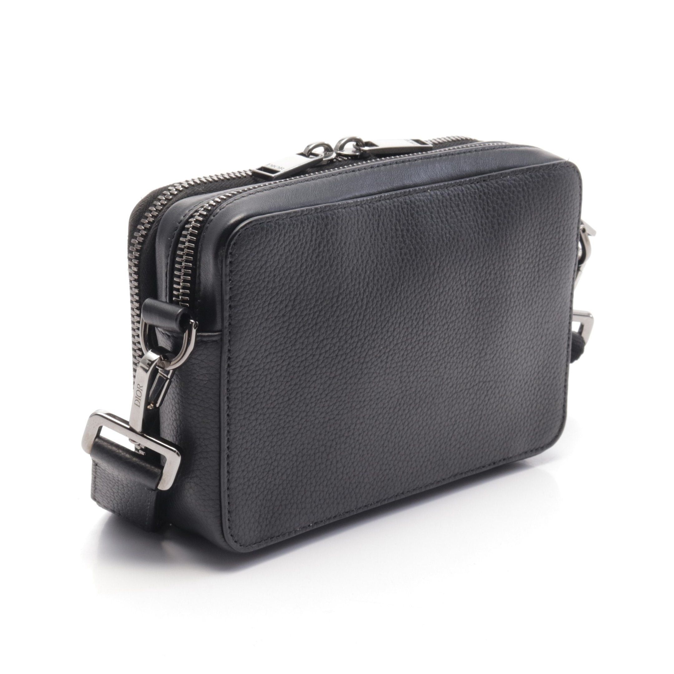 Dior Dior Cd Logo Shoulder Bag Leather Black Size ONE SIZE - 2 Thumbnail