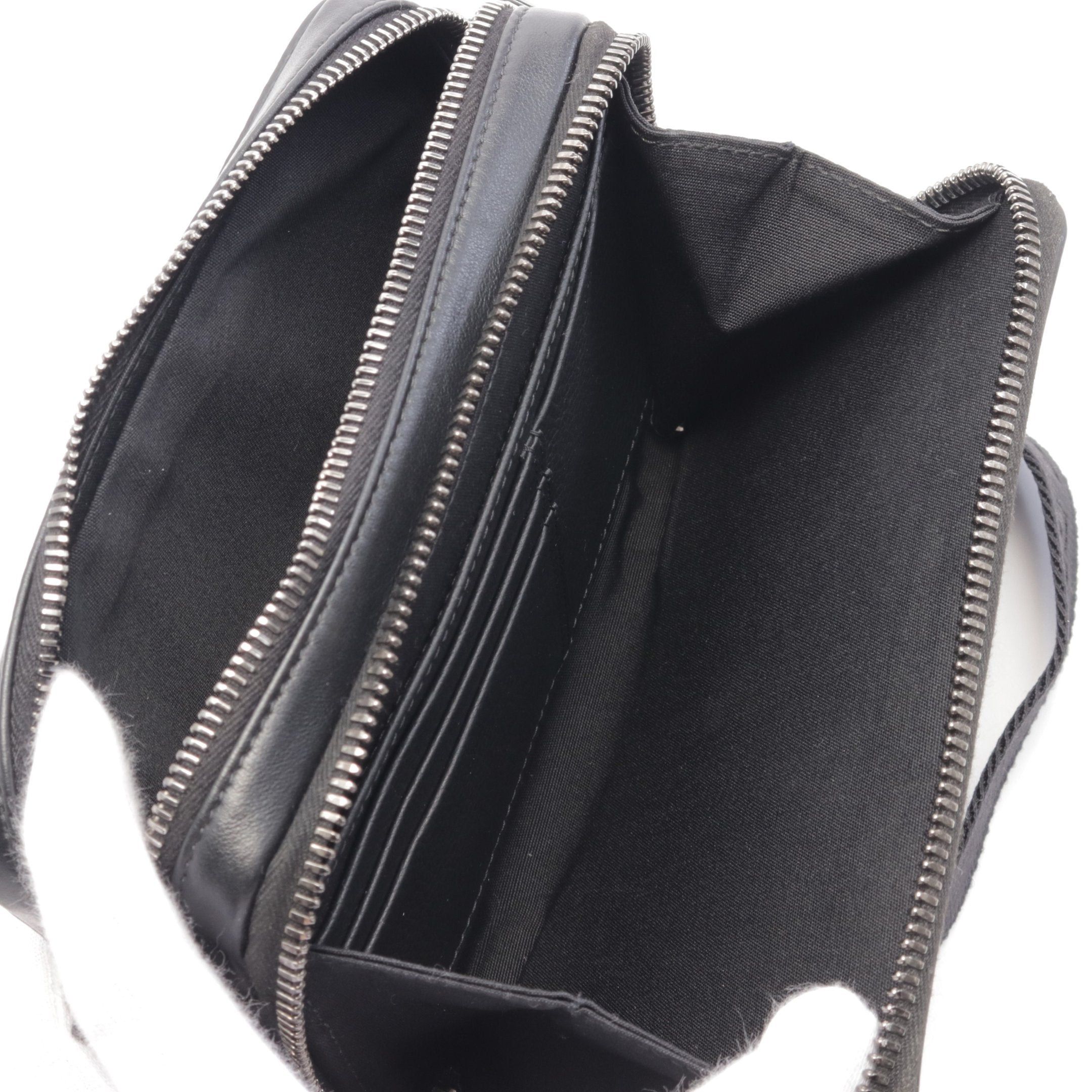 Dior Dior Cd Logo Shoulder Bag Leather Black Size ONE SIZE - 3 Thumbnail
