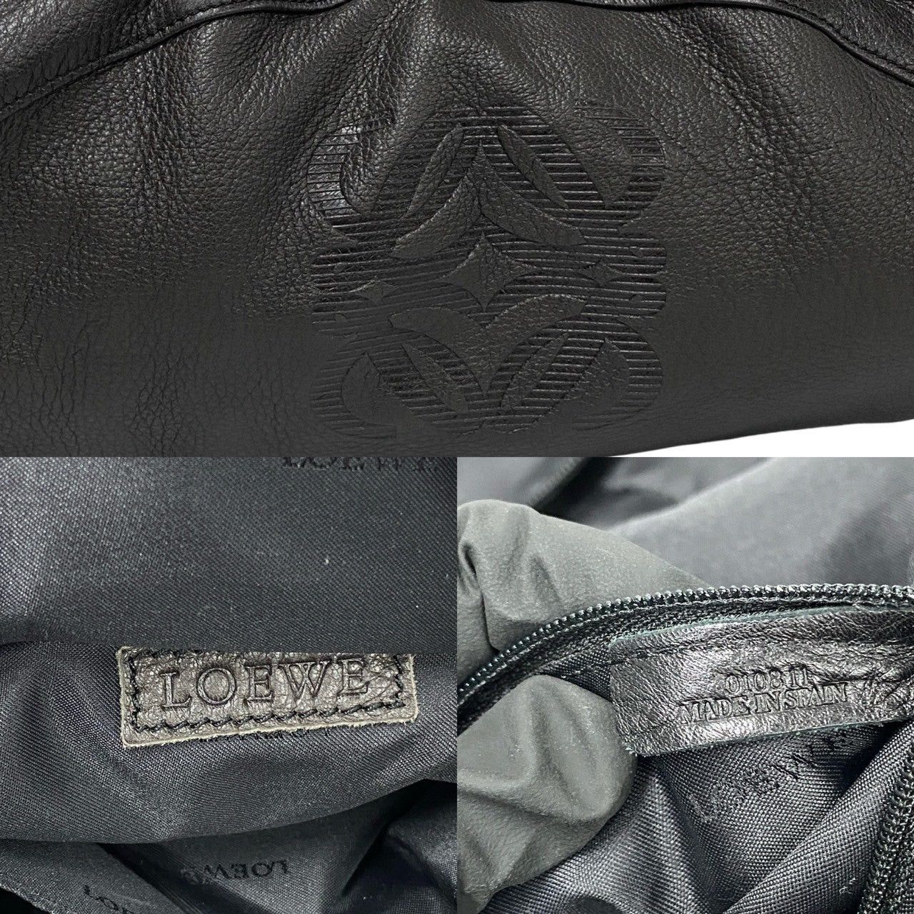 Loewe Loewe Handbag Black Leather Size ONE SIZE - 3 Thumbnail