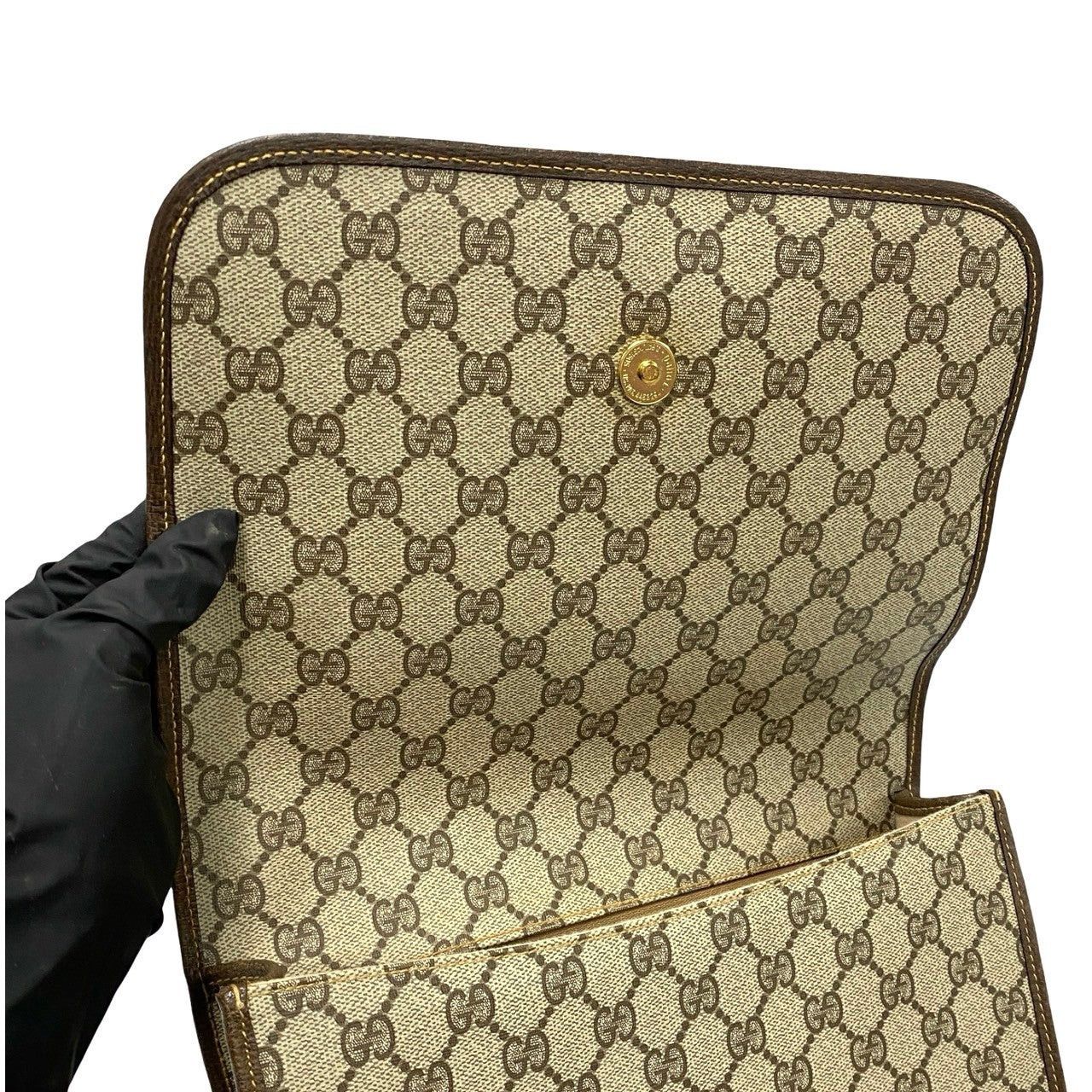 Gucci Gucci Shoulder Bag Brown Leather Size ONE SIZE - 8 Thumbnail