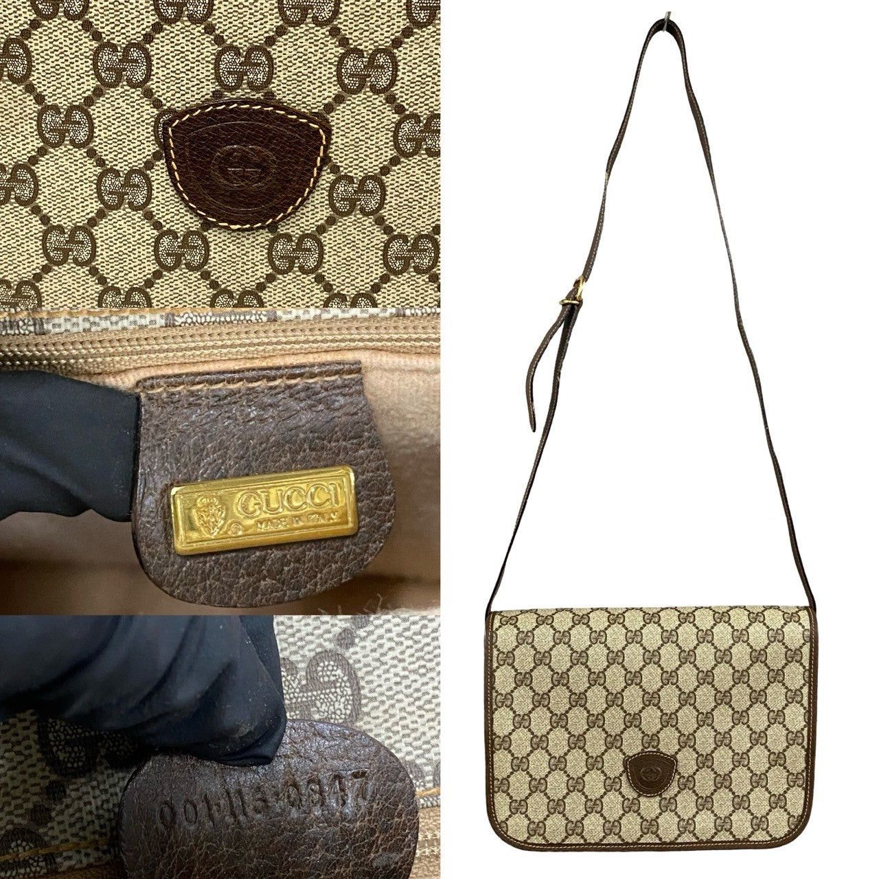 Gucci Gucci Shoulder Bag Brown Leather Size ONE SIZE - 3 Thumbnail