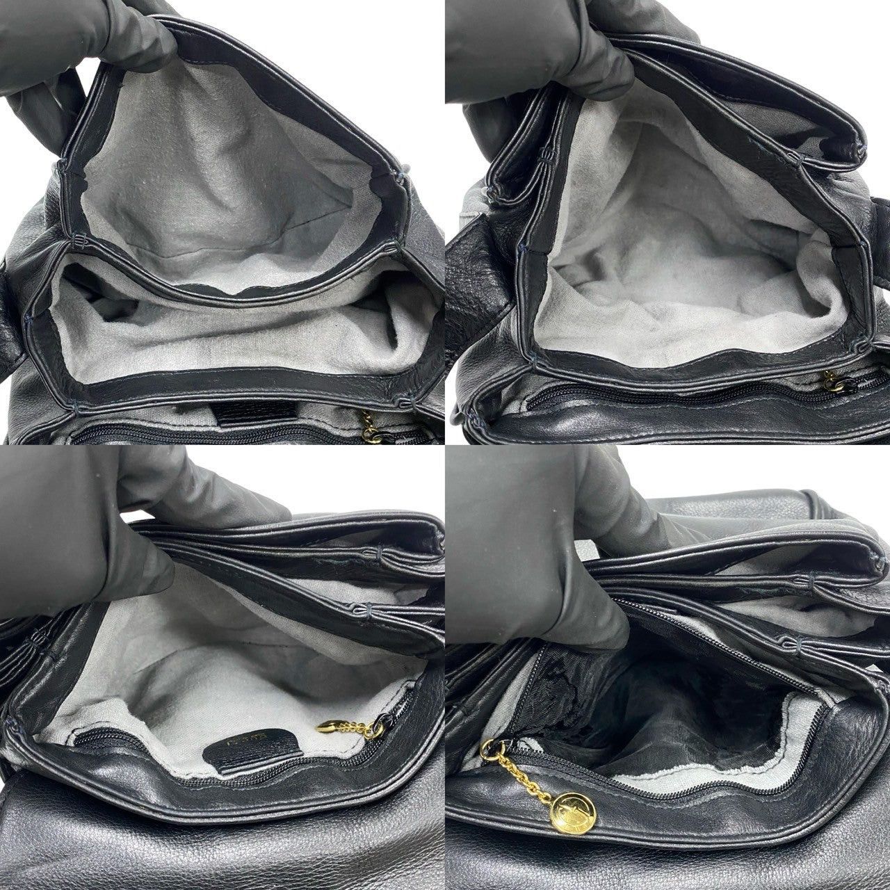 Gucci Gucci Shoulder Bag Black Leather Size ONE SIZE - 9 Thumbnail