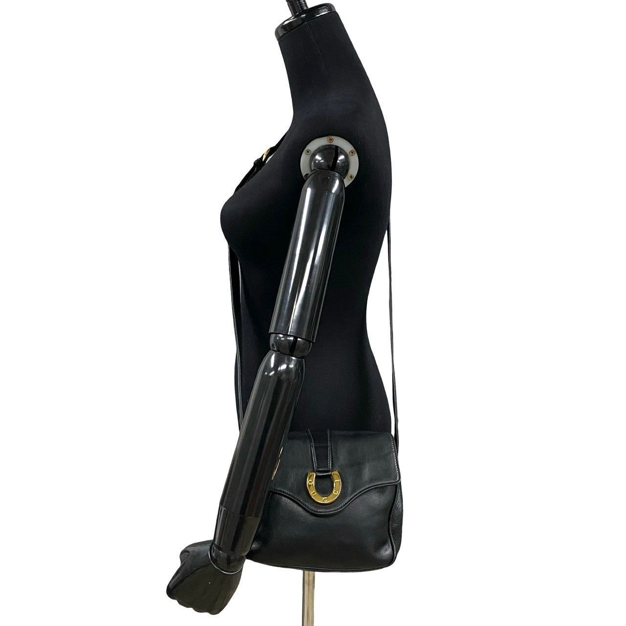 Gucci Gucci Shoulder Bag Black Leather Size ONE SIZE - 2 Thumbnail