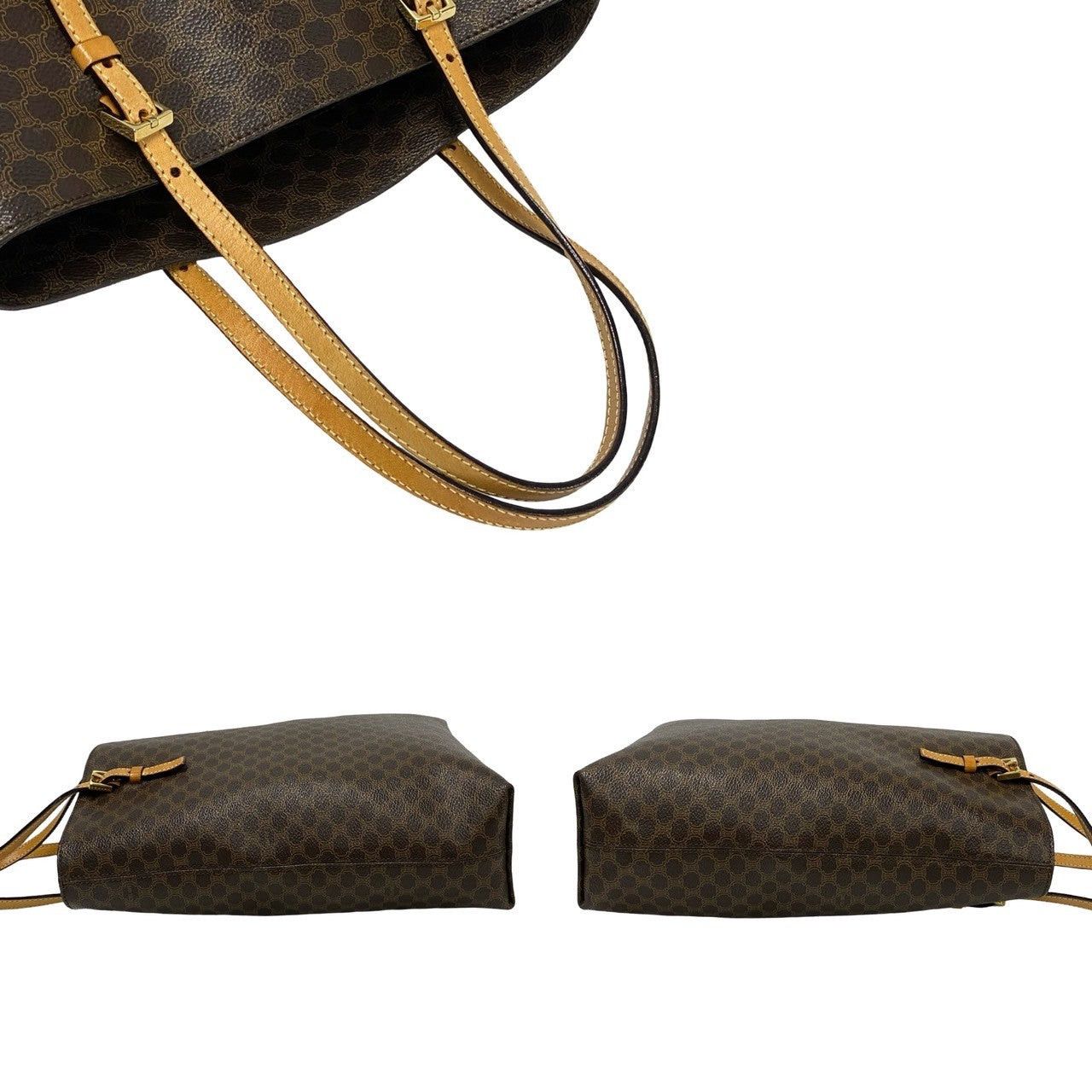 Celine Celine Tote Bag Brown Leather Size ONE SIZE - 5 Thumbnail