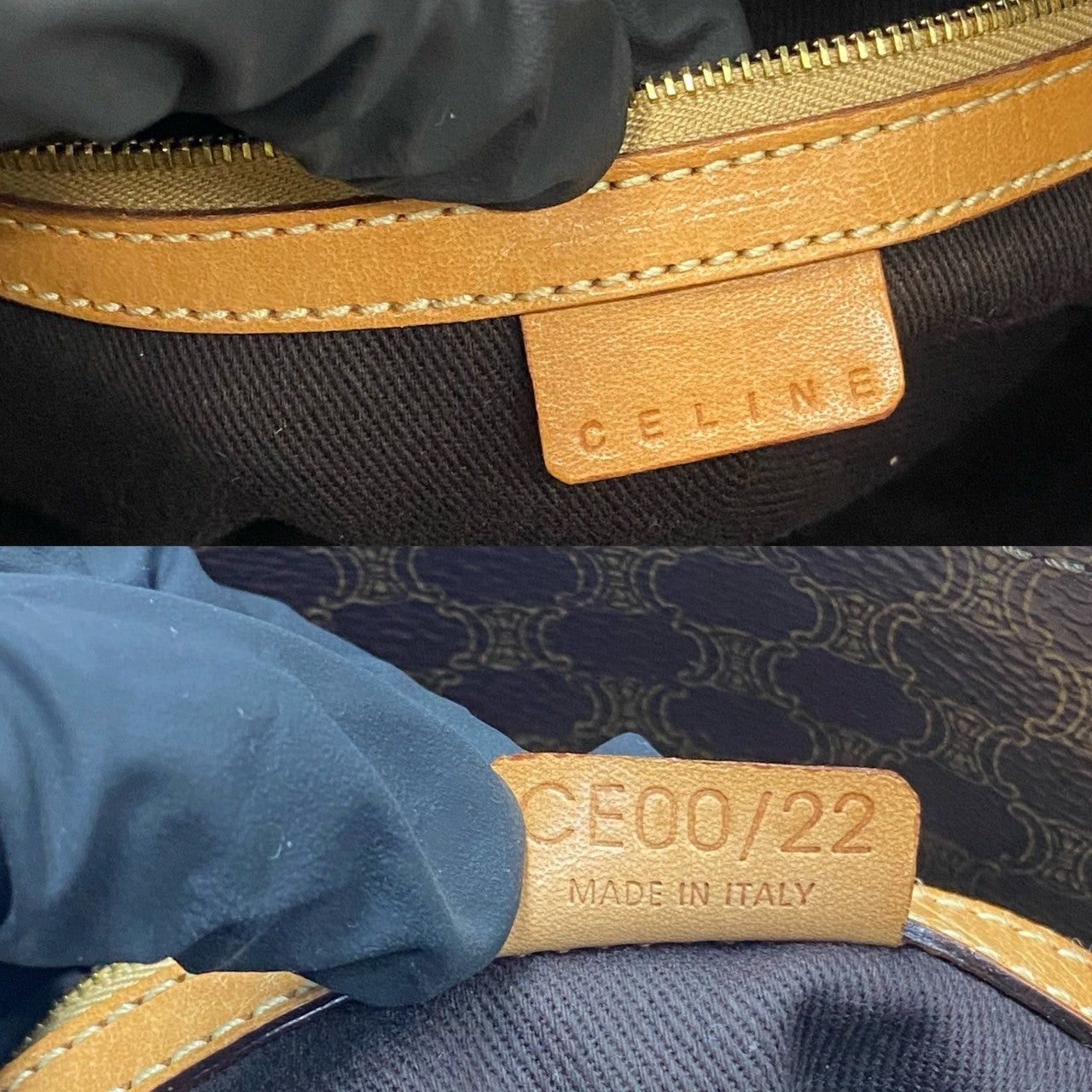 Celine Celine Tote Bag Brown Leather Size ONE SIZE - 3 Thumbnail