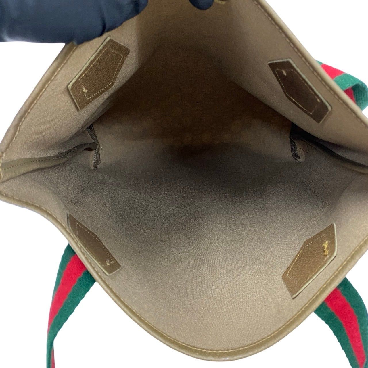Gucci Gucci Tote Bag Brown Leather Size ONE SIZE - 8 Thumbnail