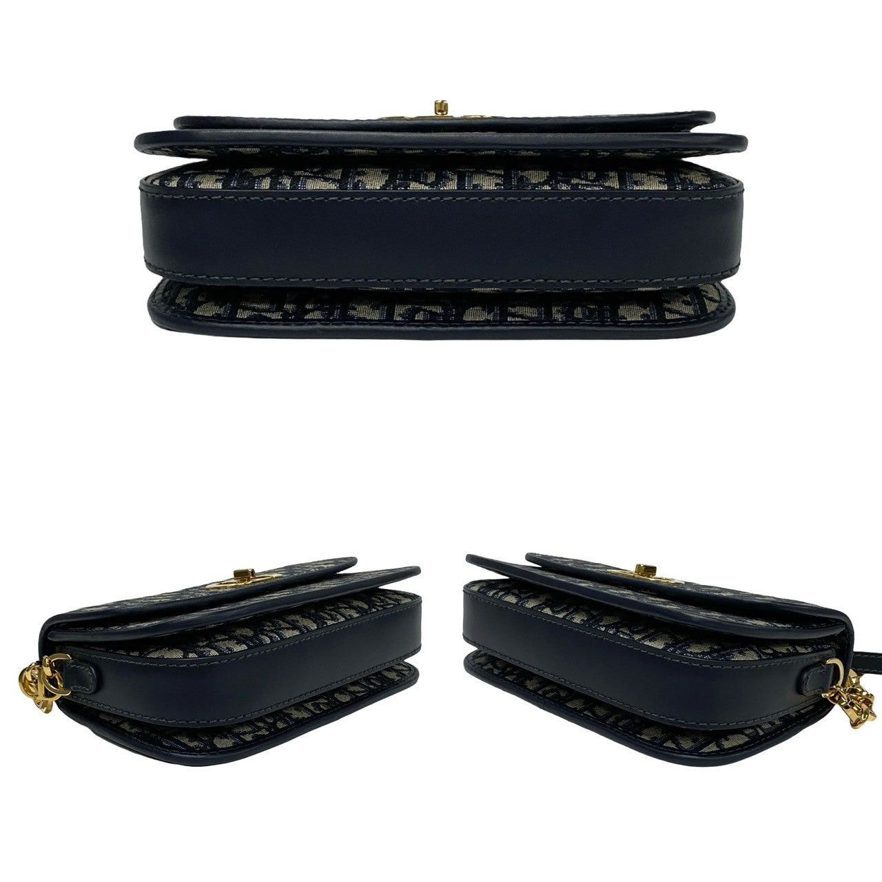 Dior Dior Shoulder Bag Blue Leather Size ONE SIZE - 6 Thumbnail
