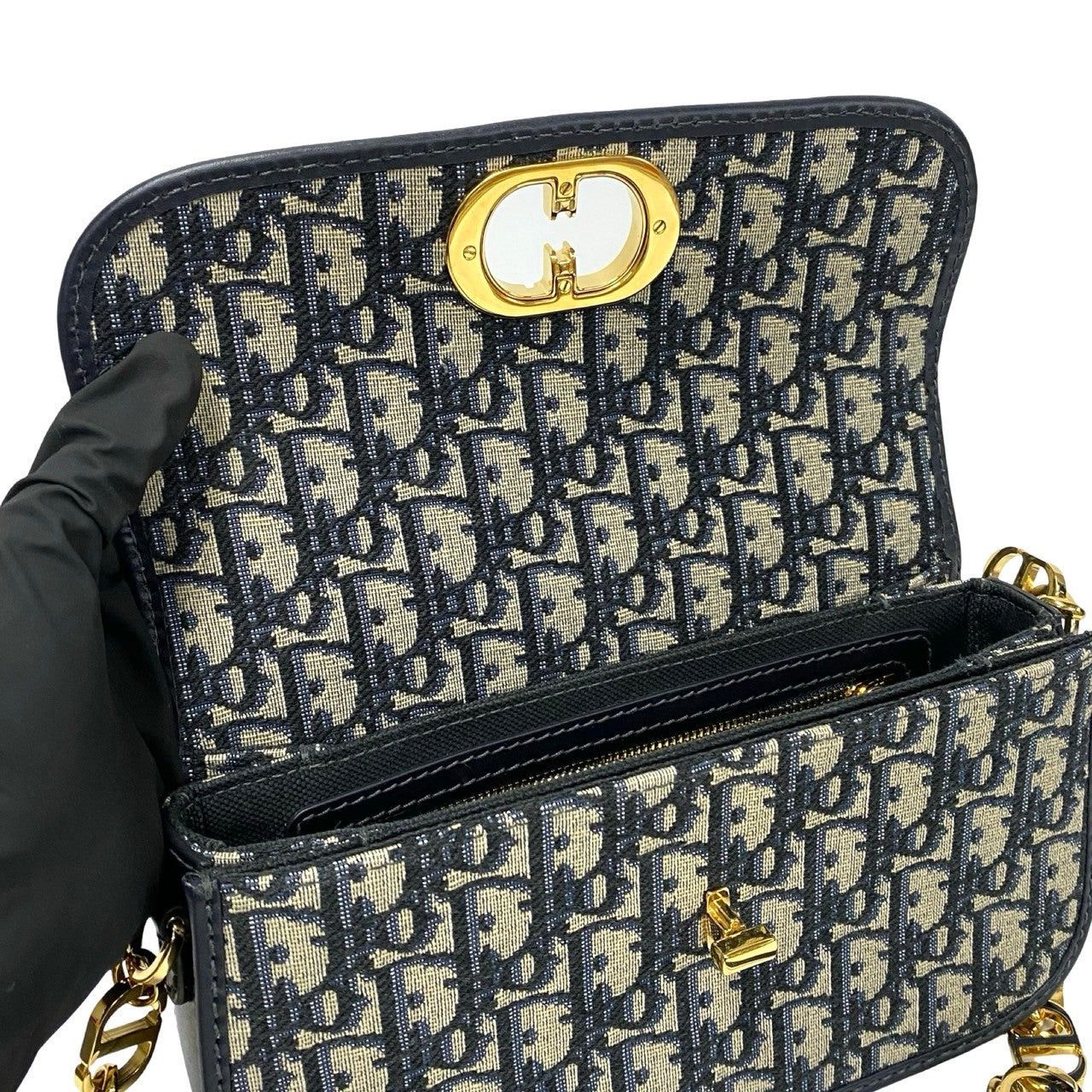 Dior Dior Shoulder Bag Blue Leather Size ONE SIZE - 8 Thumbnail