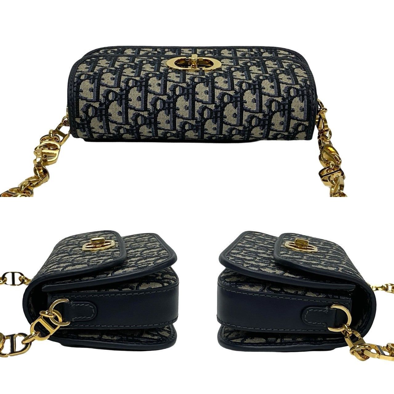 Dior Dior Shoulder Bag Blue Leather Size ONE SIZE - 5 Thumbnail
