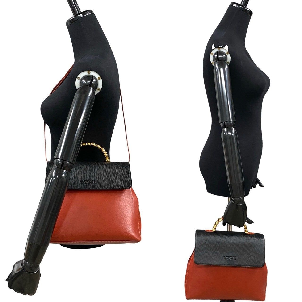 Loewe Loewe Shoulder Bag Black Leather Size ONE SIZE - 2 Thumbnail