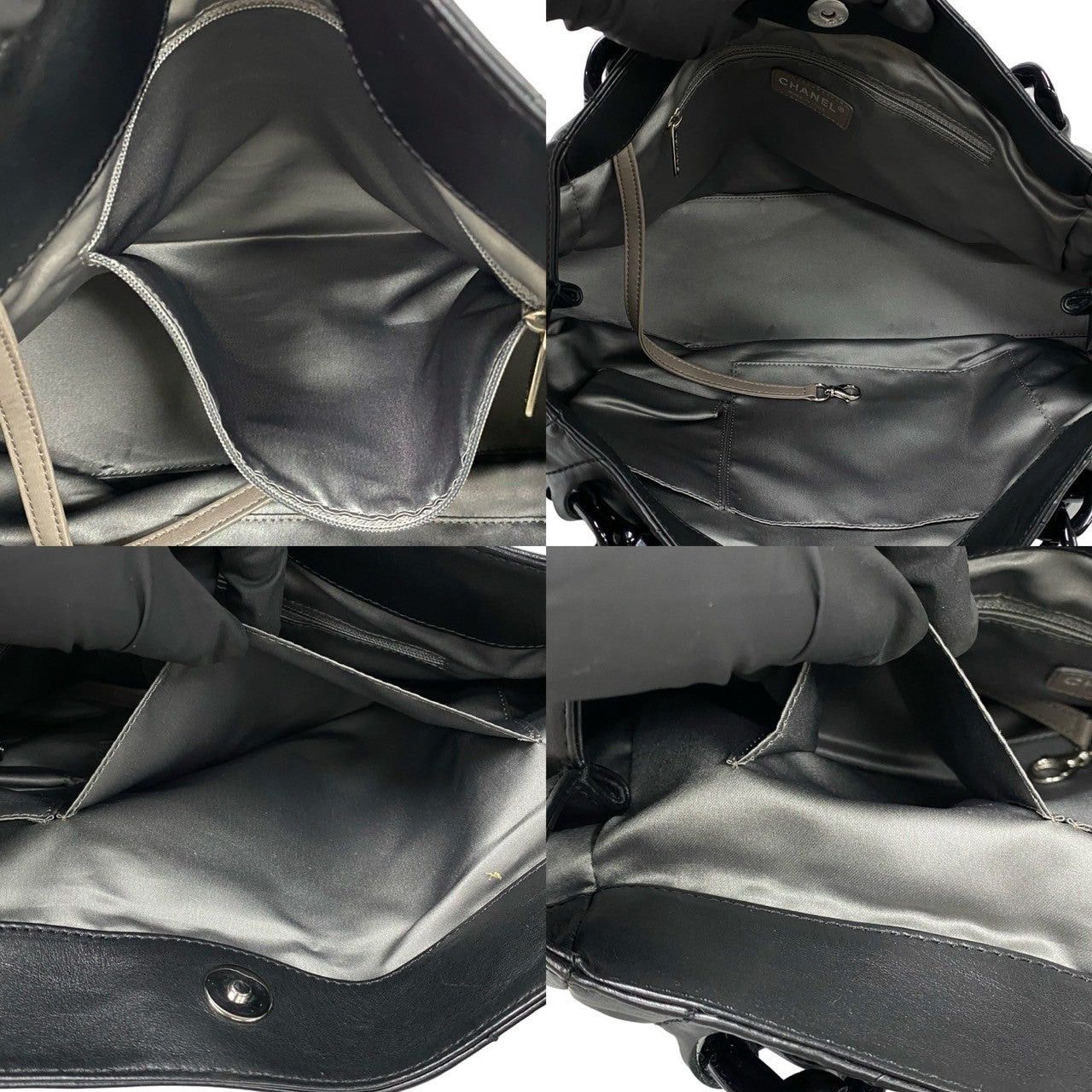 Chanel Chanel Shoulder Bag Black Leather Size ONE SIZE - 8 Thumbnail