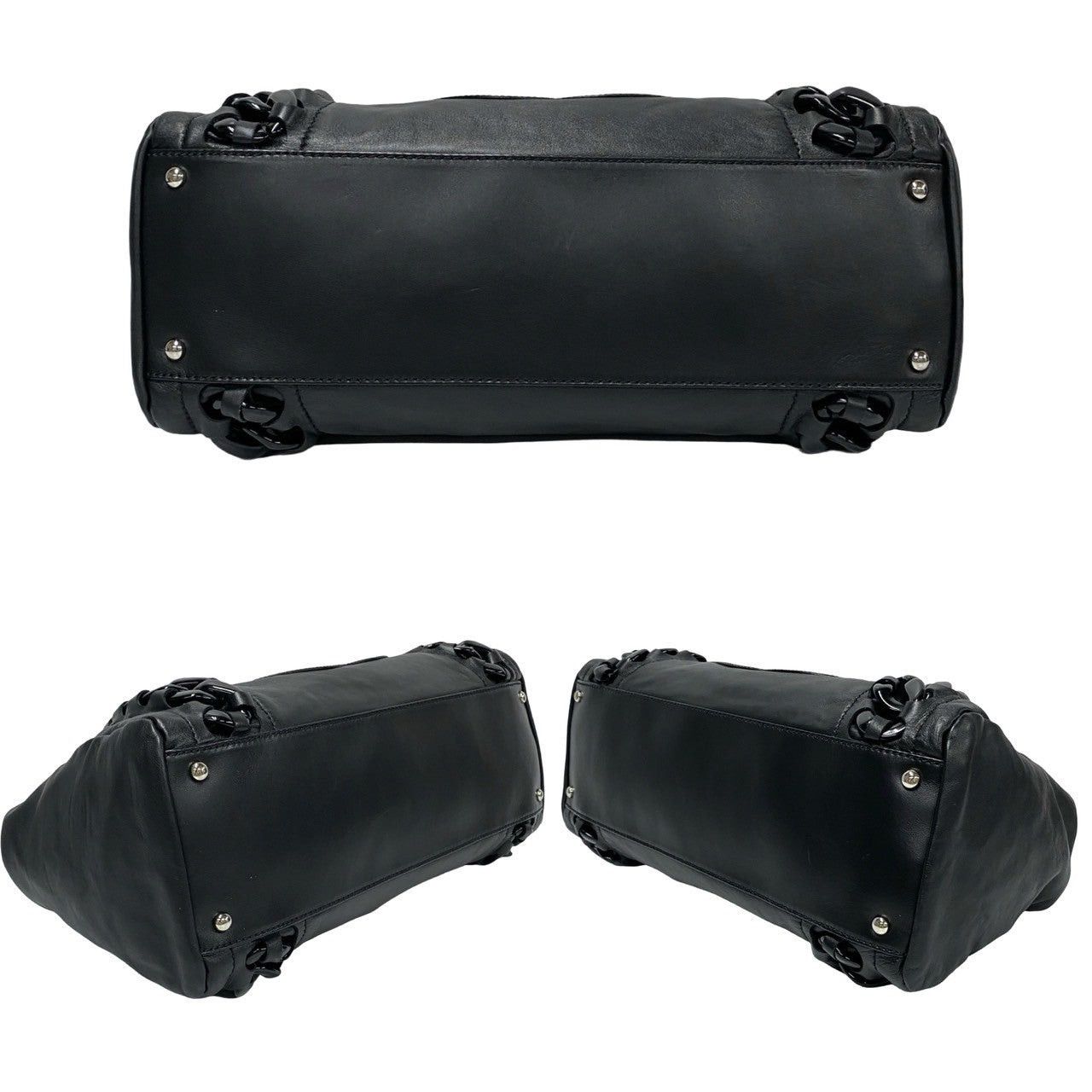 Chanel Chanel Shoulder Bag Black Leather Size ONE SIZE - 6 Thumbnail