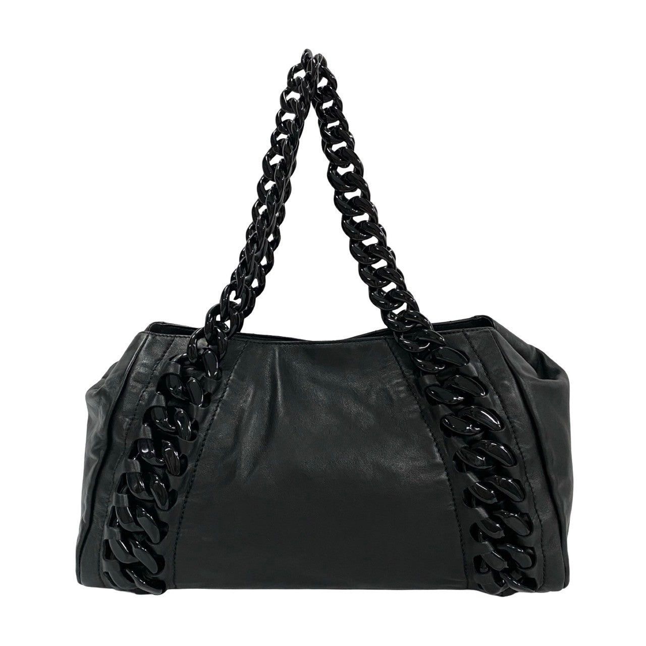Chanel Chanel Shoulder Bag Black Leather Size ONE SIZE - 4 Thumbnail