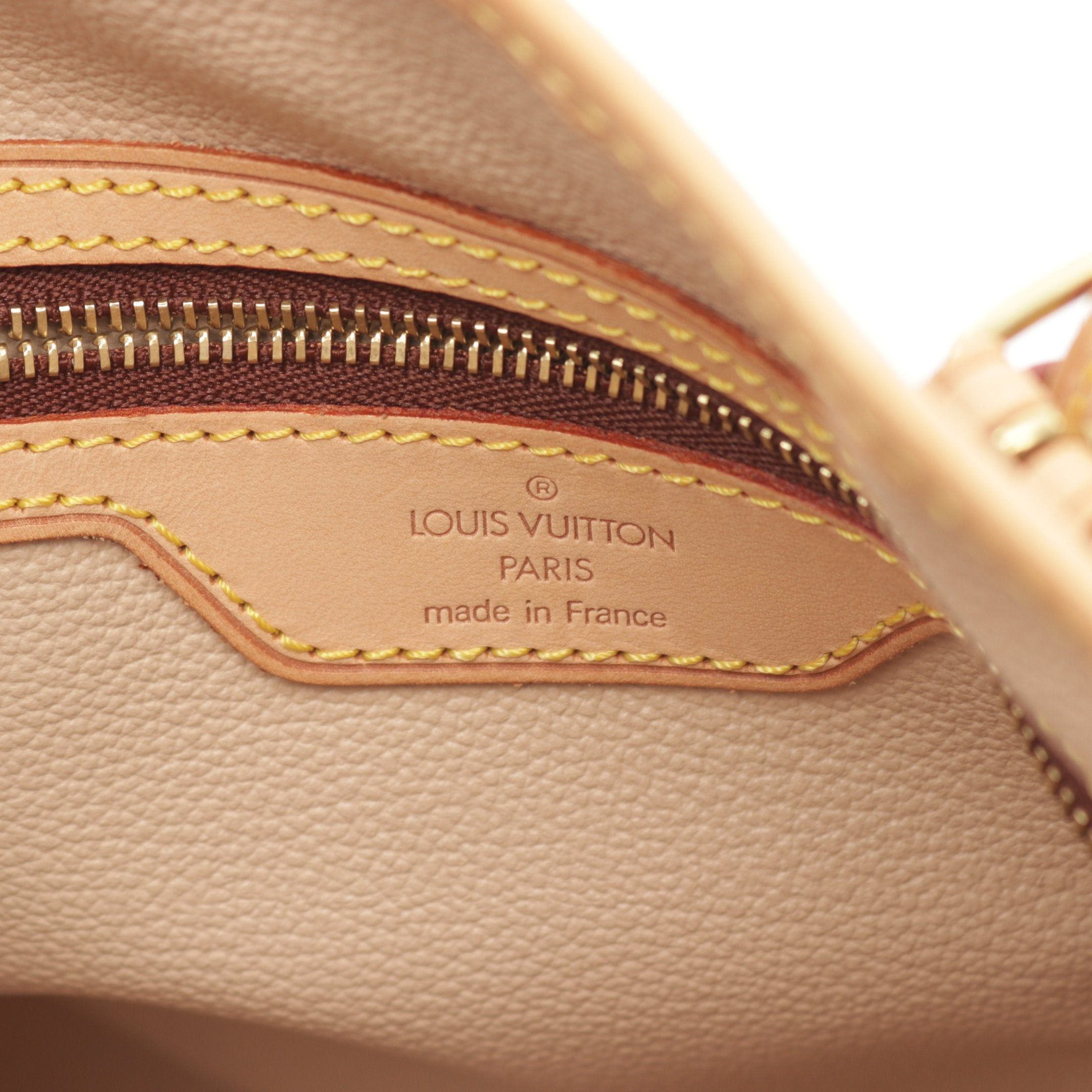Louis Vuitton Louis Vuitton Bucket Pm Monogram Handbag Leather Brown Size ONE SIZE - 4 Thumbnail