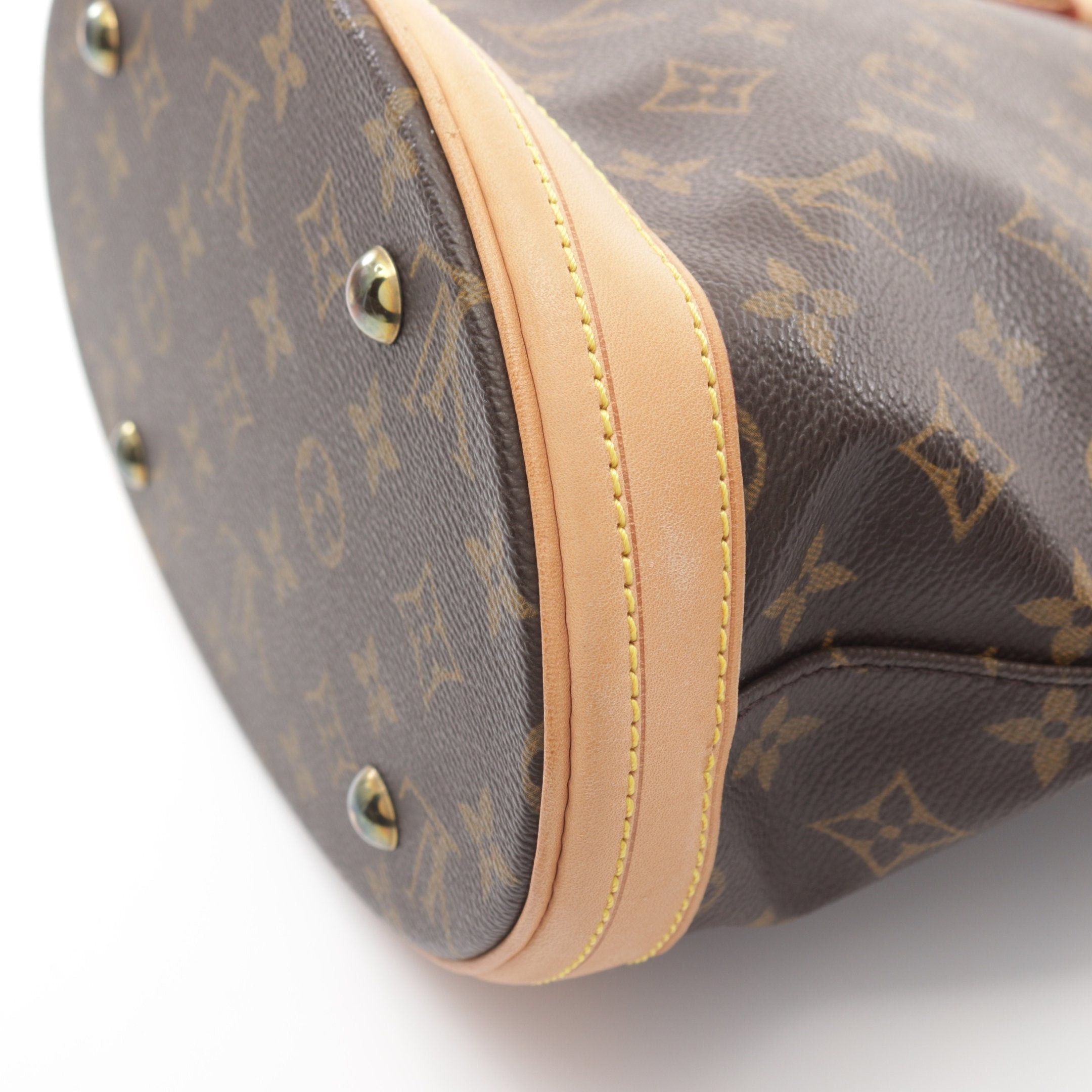 Louis Vuitton Louis Vuitton Bucket Pm Monogram Handbag Leather Brown Size ONE SIZE - 8 Thumbnail