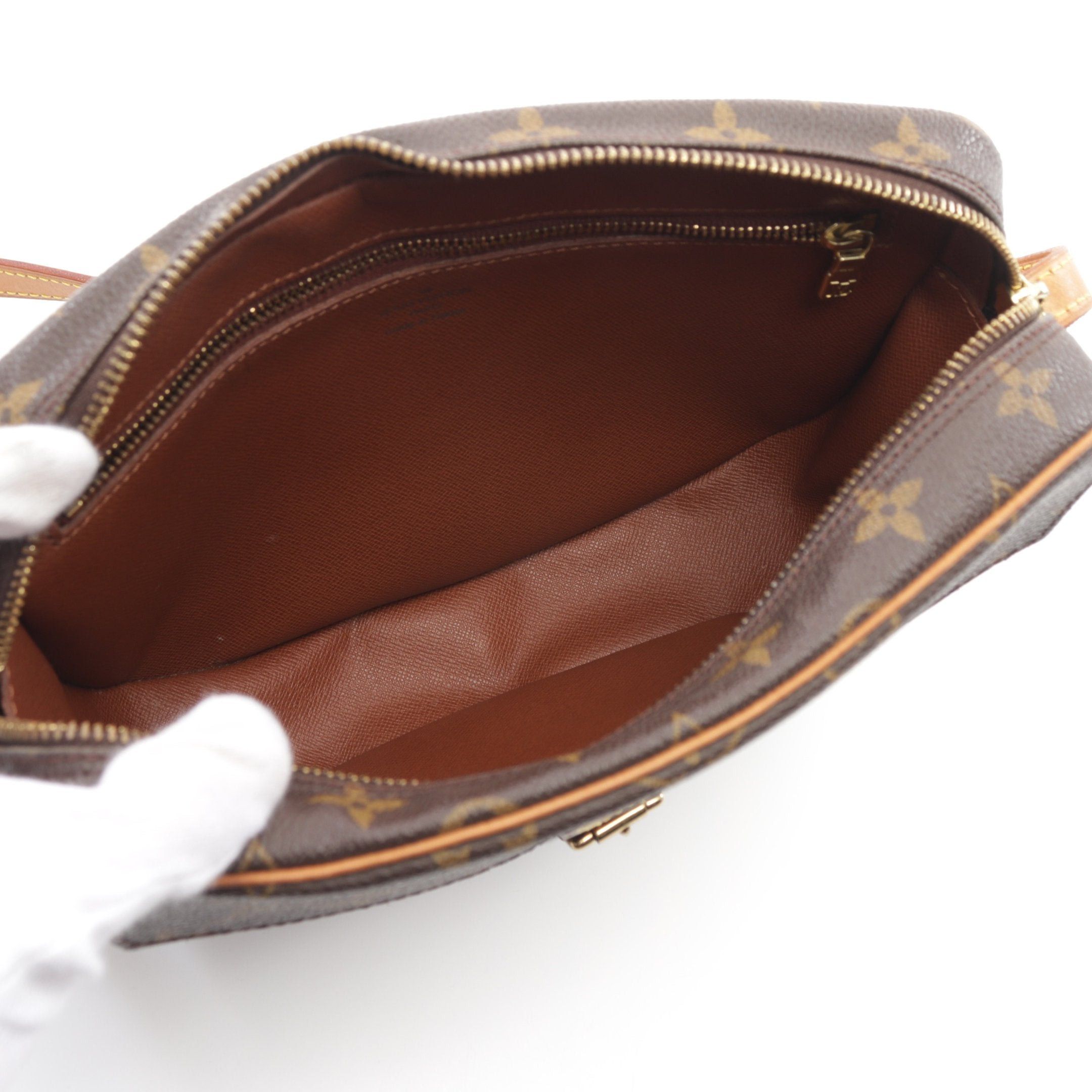 Louis Vuitton Louis Vuitton Genefeuille Monogram Shoulder Bag Leather Brown Size ONE SIZE - 3 Thumbnail