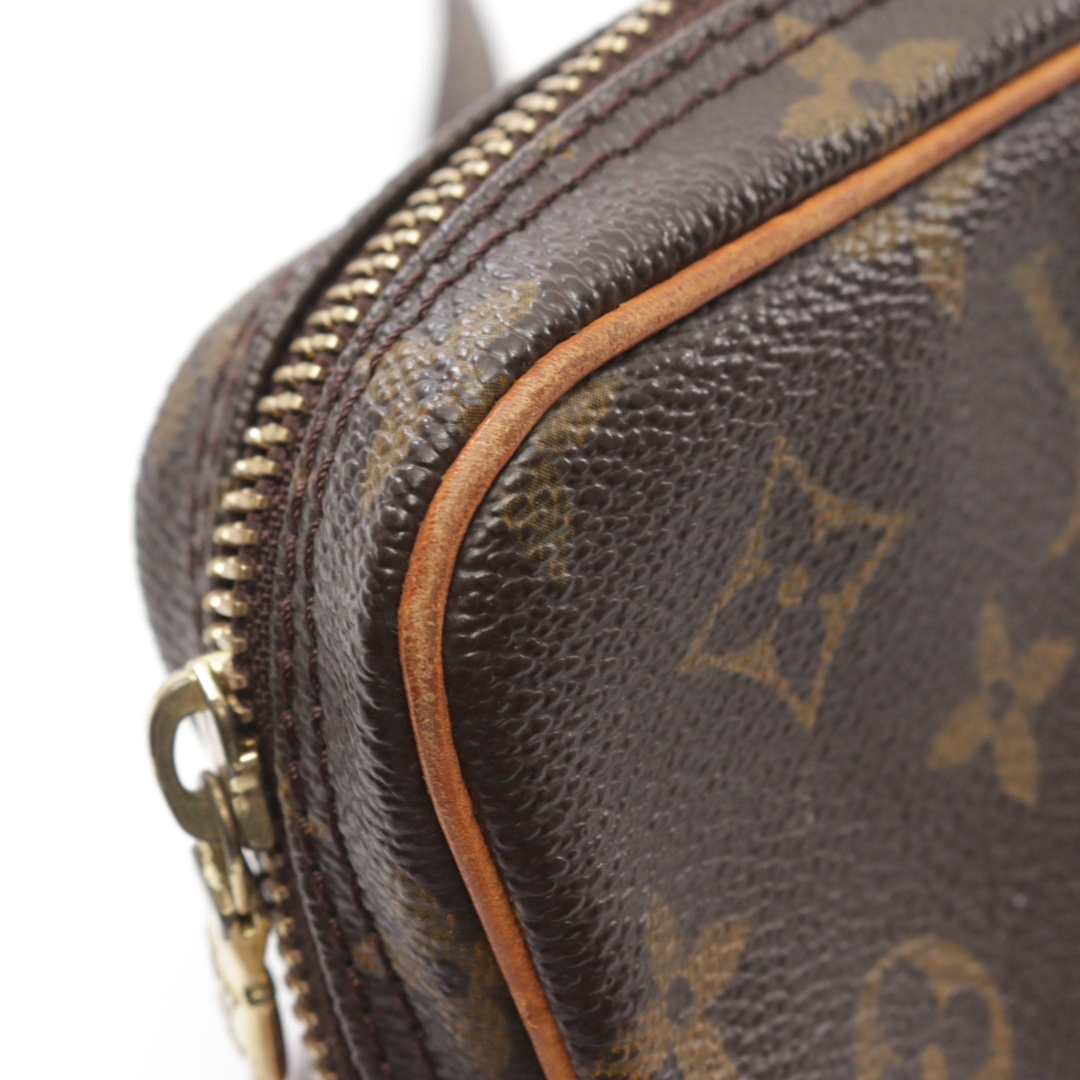 Louis Vuitton Louis Vuitton Marly Monogram Shoulder Bag Leather Brown Size ONE SIZE - 9 Thumbnail