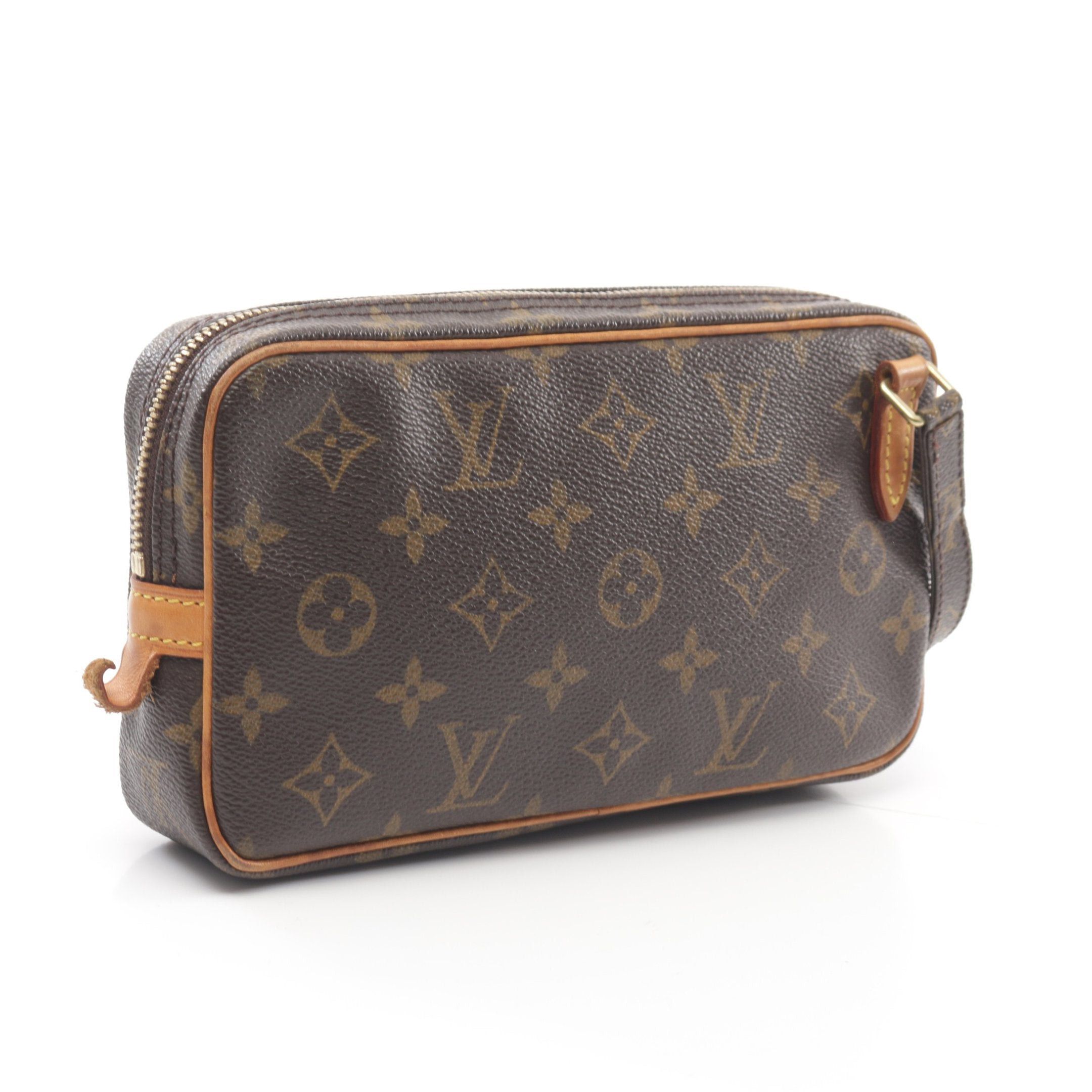 Louis Vuitton Louis Vuitton Marly Monogram Shoulder Bag Leather Brown Size ONE SIZE - 2 Thumbnail