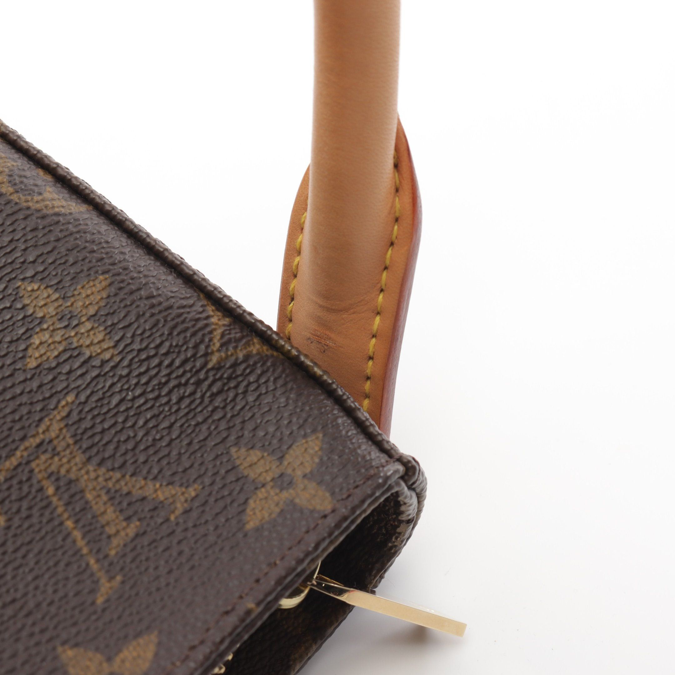 Louis Vuitton Louis Vuitton Looping Mm Monogram Shoulder Bag Leather Brown Size ONE SIZE - 10 Thumbnail