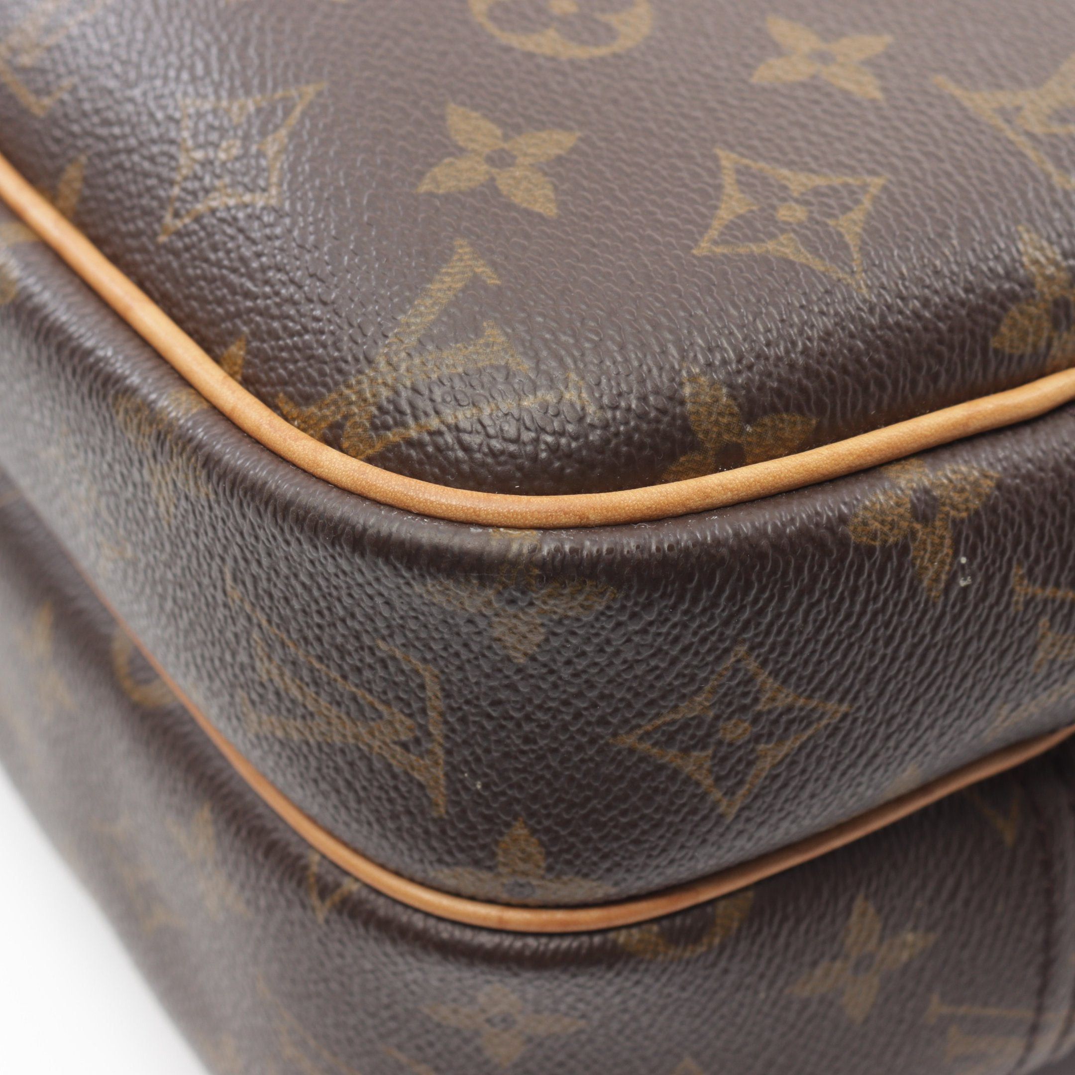 Louis Vuitton Louis Vuitton Reporter Pm Monogram Shoulder Bag Leather Brown Size ONE SIZE - 8 Thumbnail