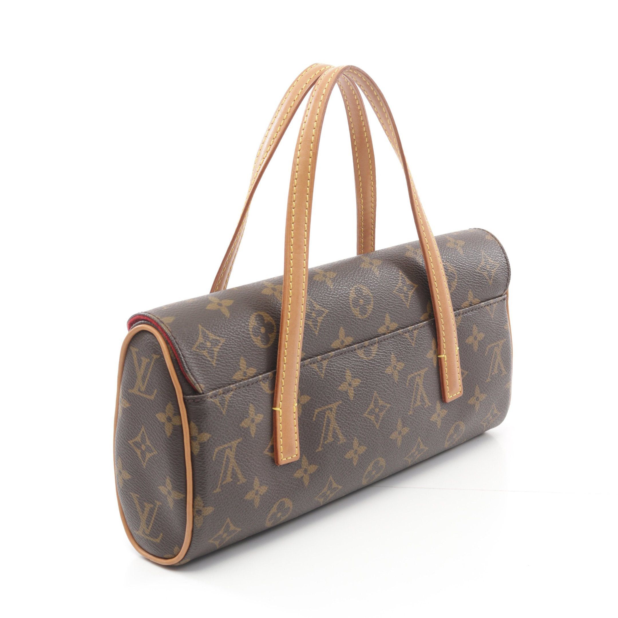 Louis Vuitton Louis Vuitton Sonatine Monogram Handbag Leather Brown Size ONE SIZE - 2 Thumbnail