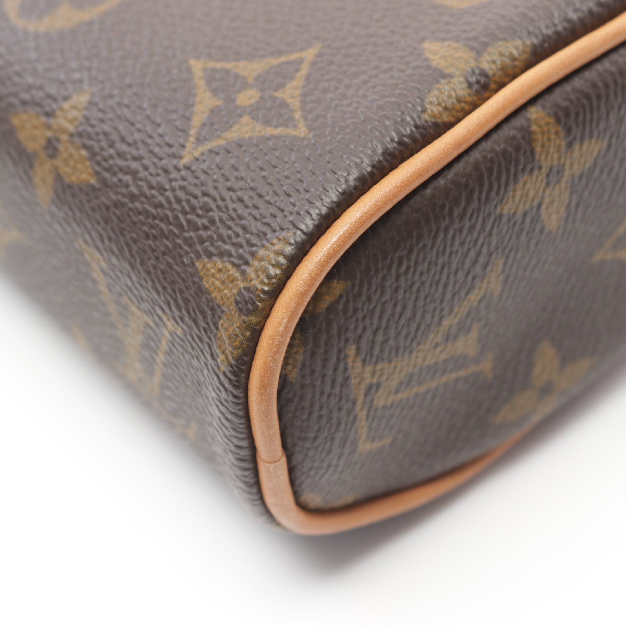 Louis Vuitton Louis Vuitton Sonatine Monogram Handbag Leather Brown Size ONE SIZE - 7 Thumbnail