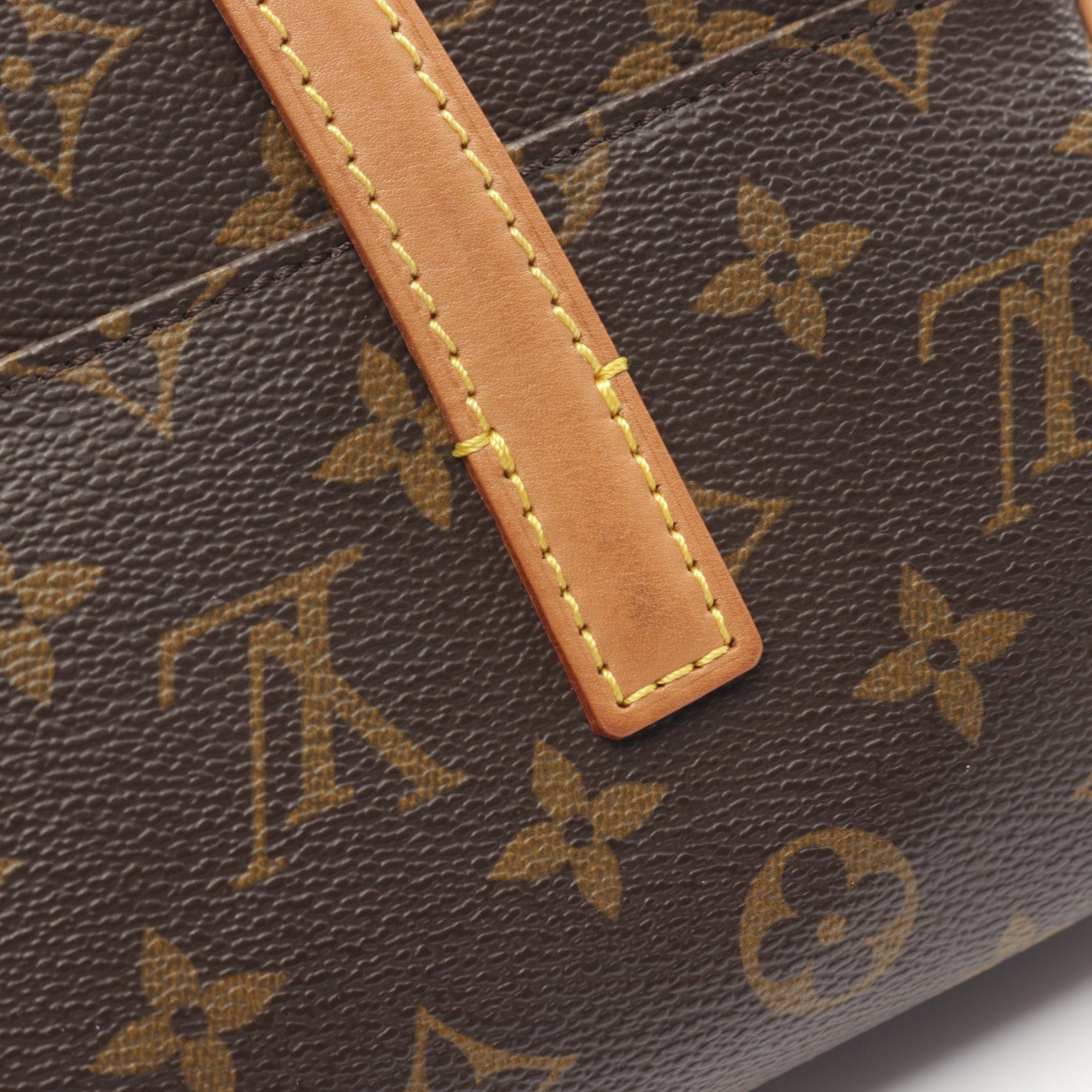 Louis Vuitton Louis Vuitton Sonatine Monogram Handbag Leather Brown Size ONE SIZE - 9 Thumbnail