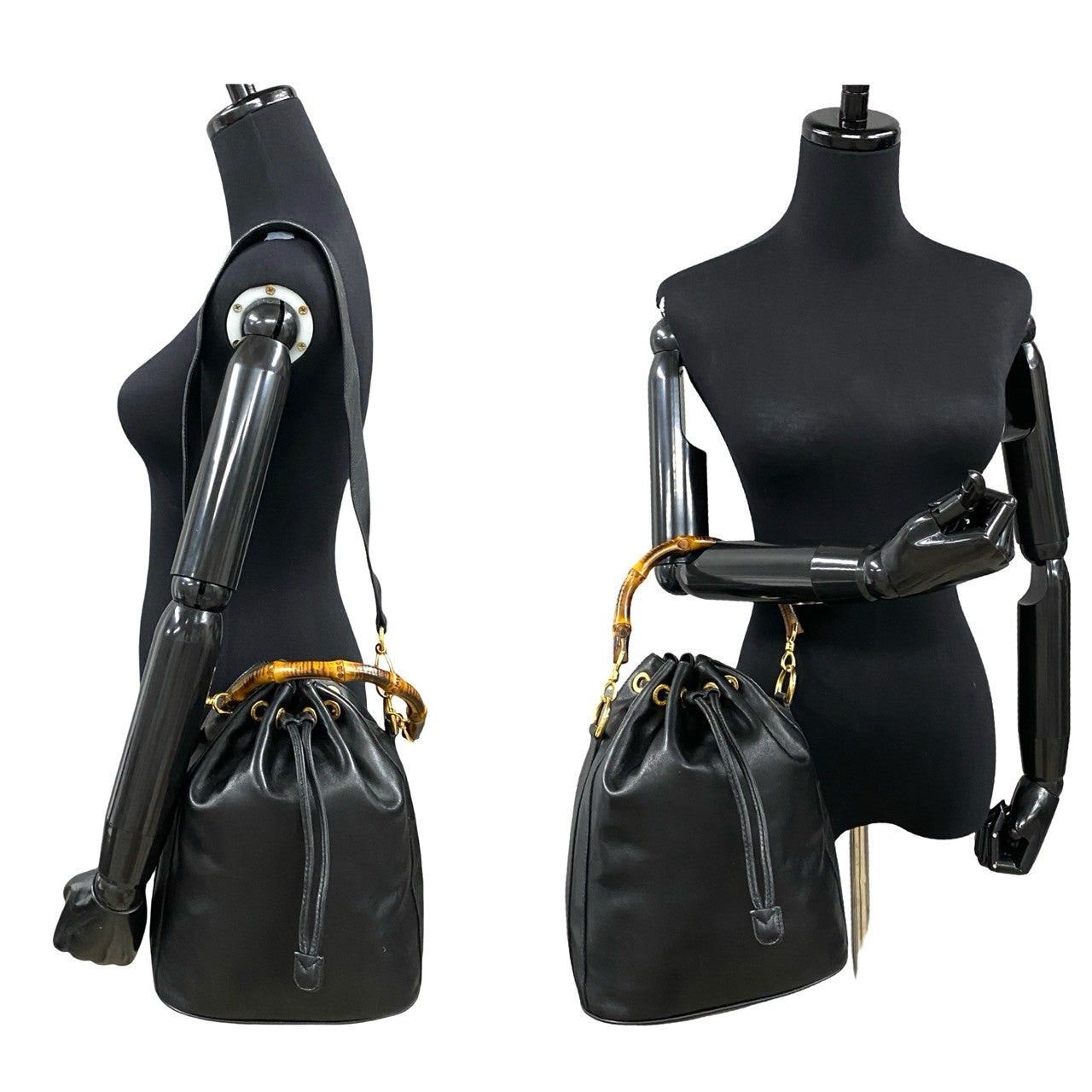Gucci Gucci Shoulder Bag Black Leather Size ONE SIZE - 2 Thumbnail