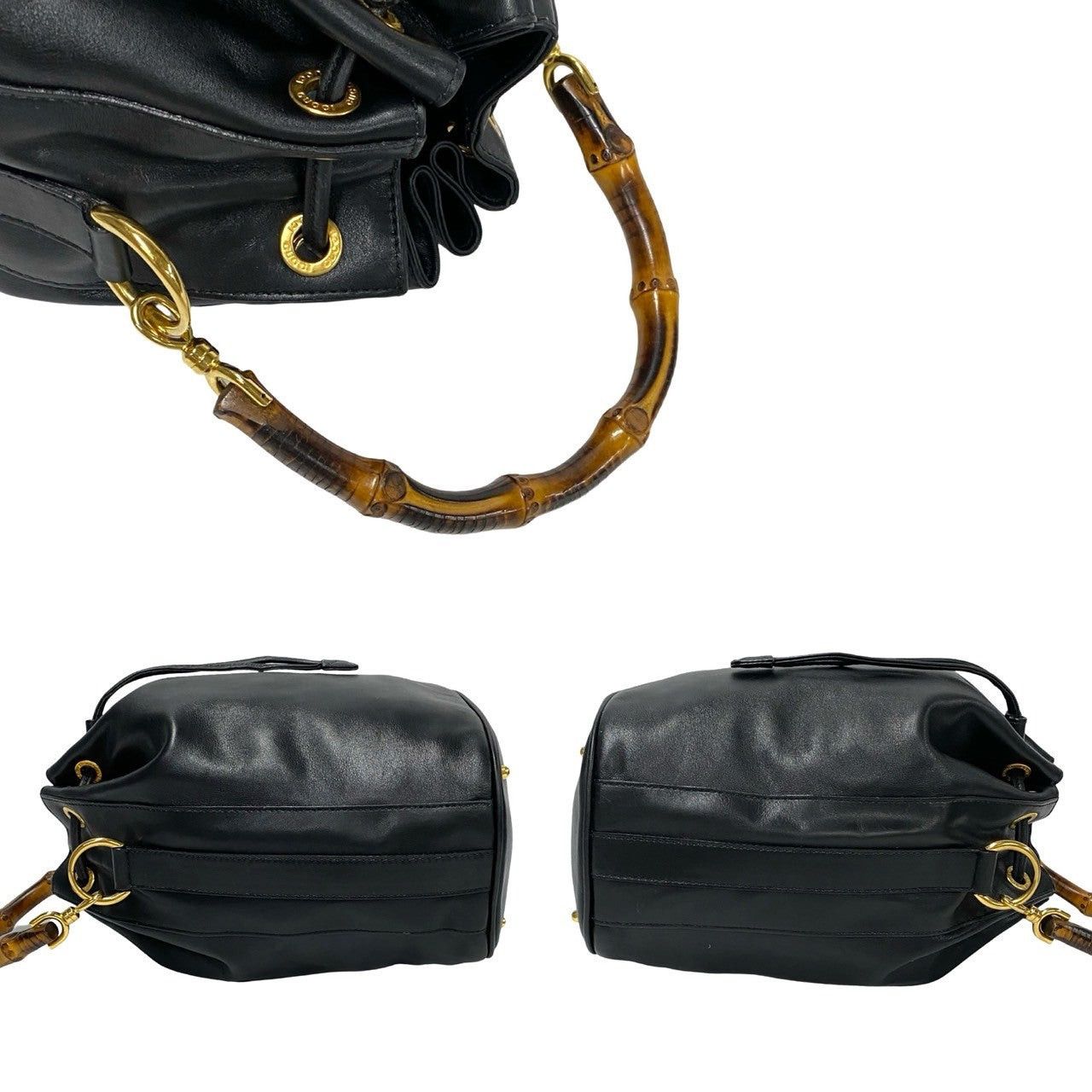 Gucci Gucci Shoulder Bag Black Leather Size ONE SIZE - 5 Thumbnail