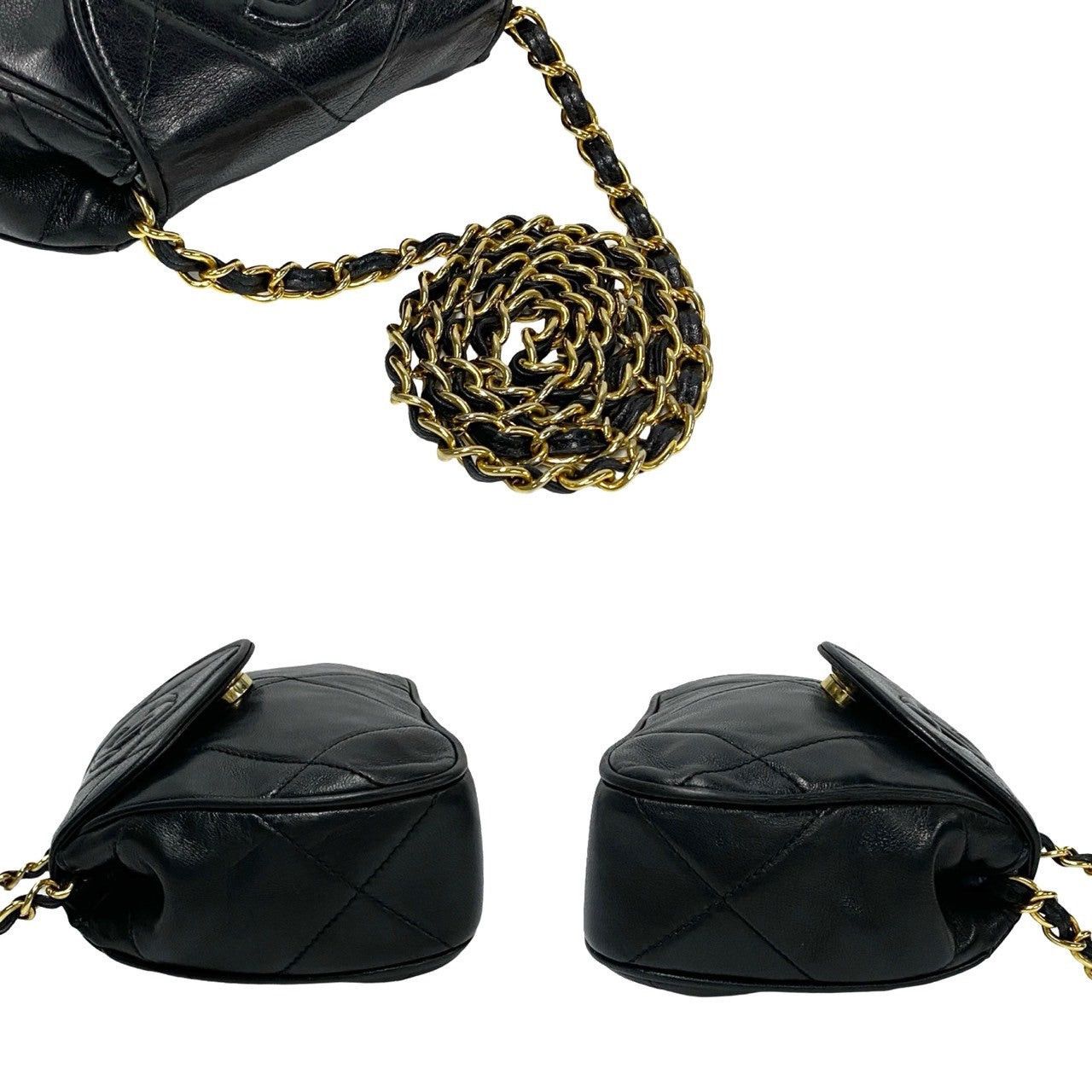 Chanel Chanel Shoulder Bag Black Leather Size ONE SIZE - 5 Thumbnail