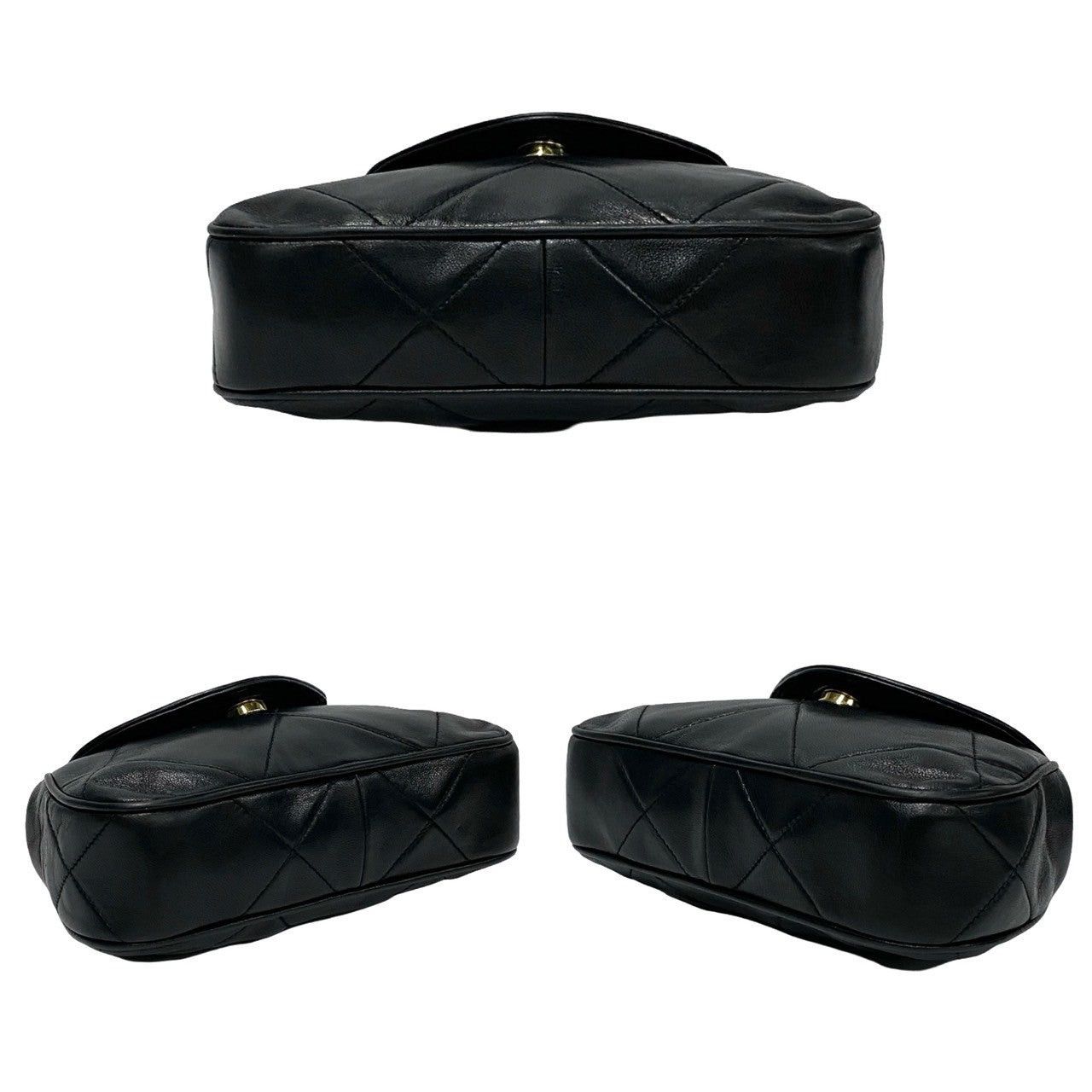 Chanel Chanel Shoulder Bag Black Leather Size ONE SIZE - 6 Thumbnail