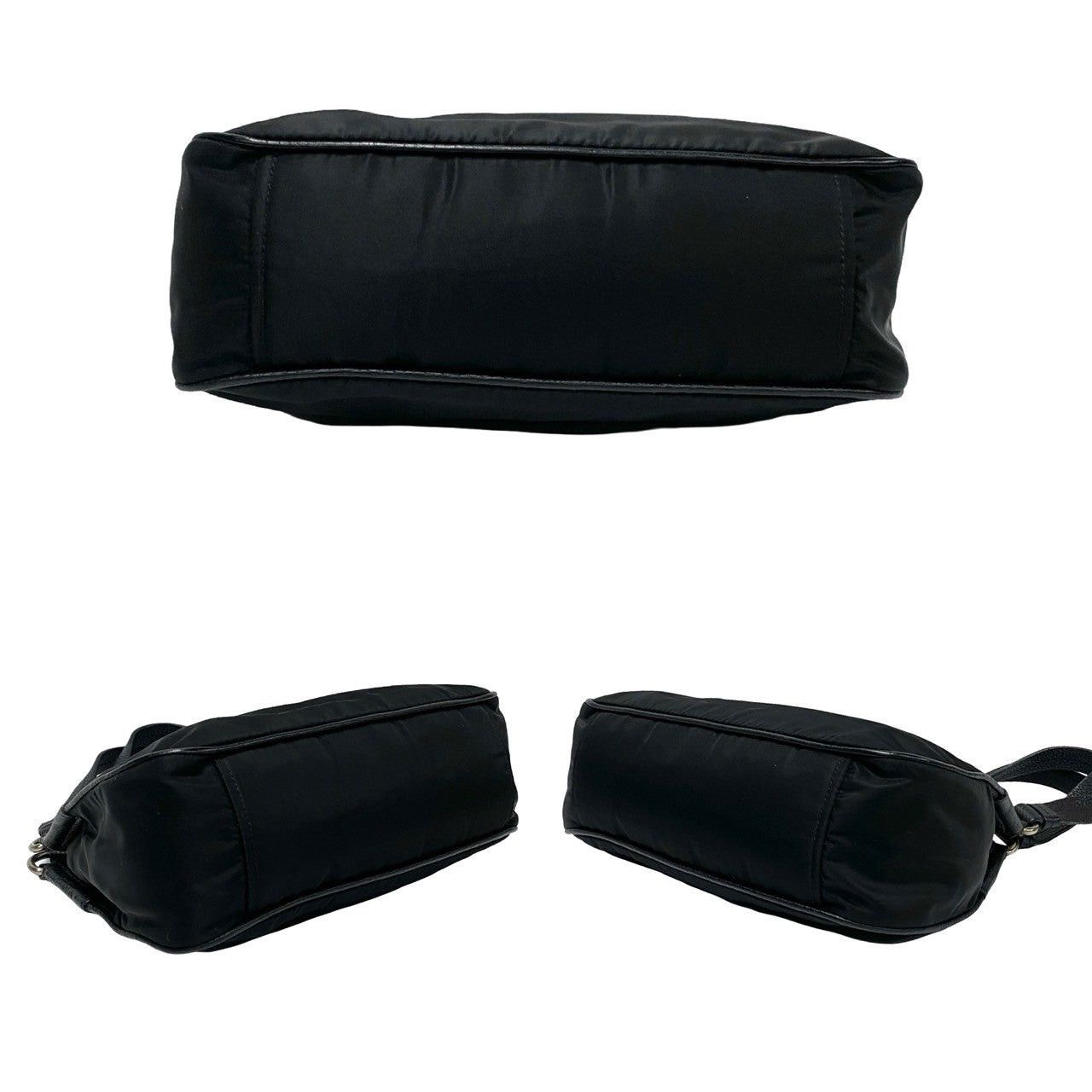 Prada Prada Handbag Black Leather Size ONE SIZE - 6 Thumbnail