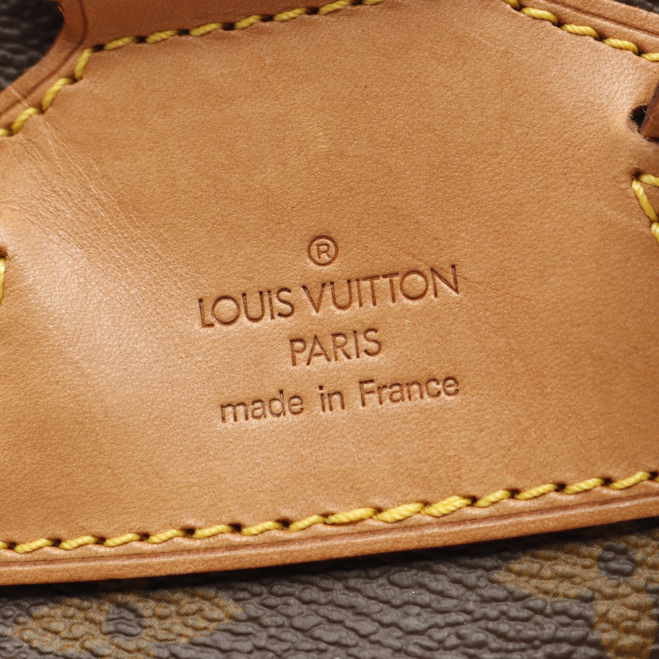Louis Vuitton Louis Vuitton Montsouris Mm Monogram Backpack Rucksack Leather Brown Size ONE SIZE - 4 Thumbnail