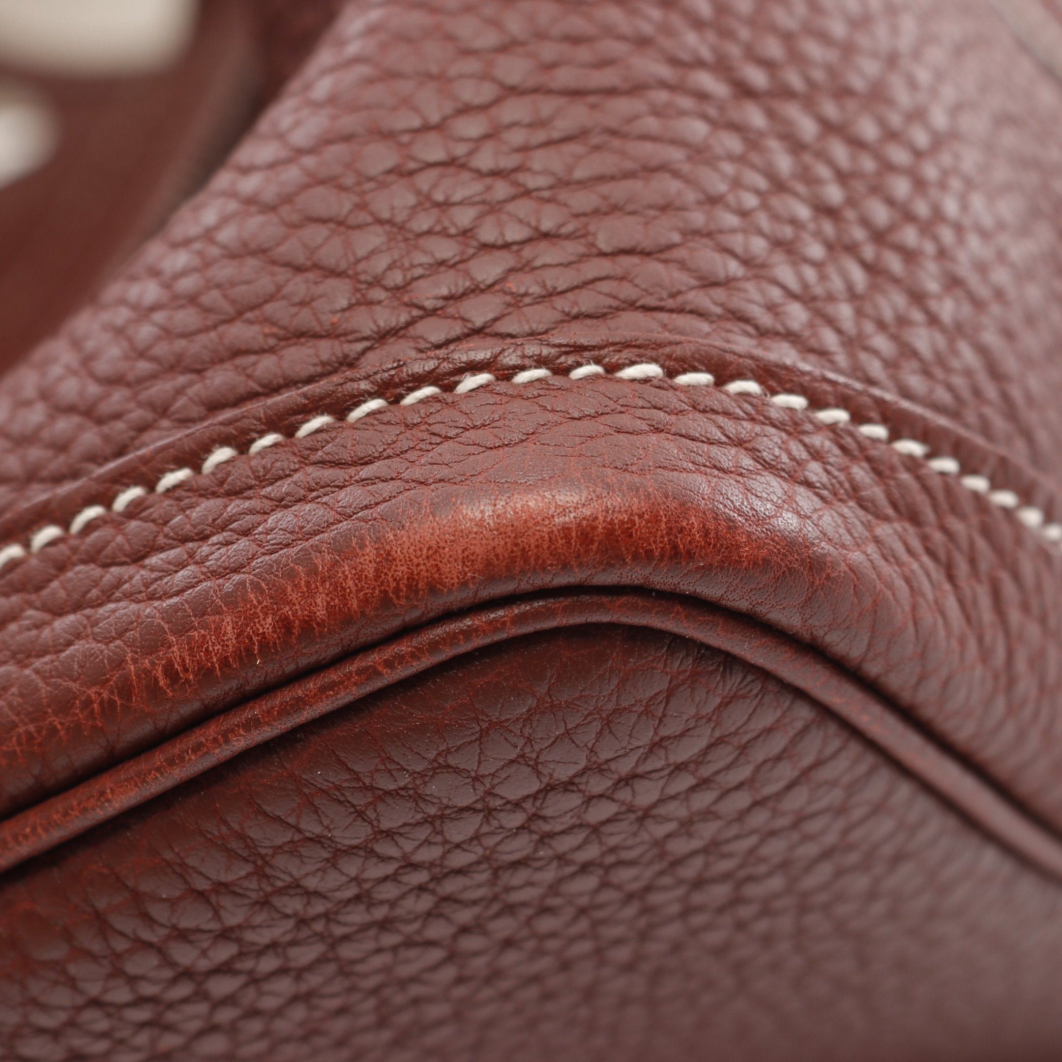 Hermes Garden Party Pm Rouge Ash Handbag Tote Bag Negonda Leather