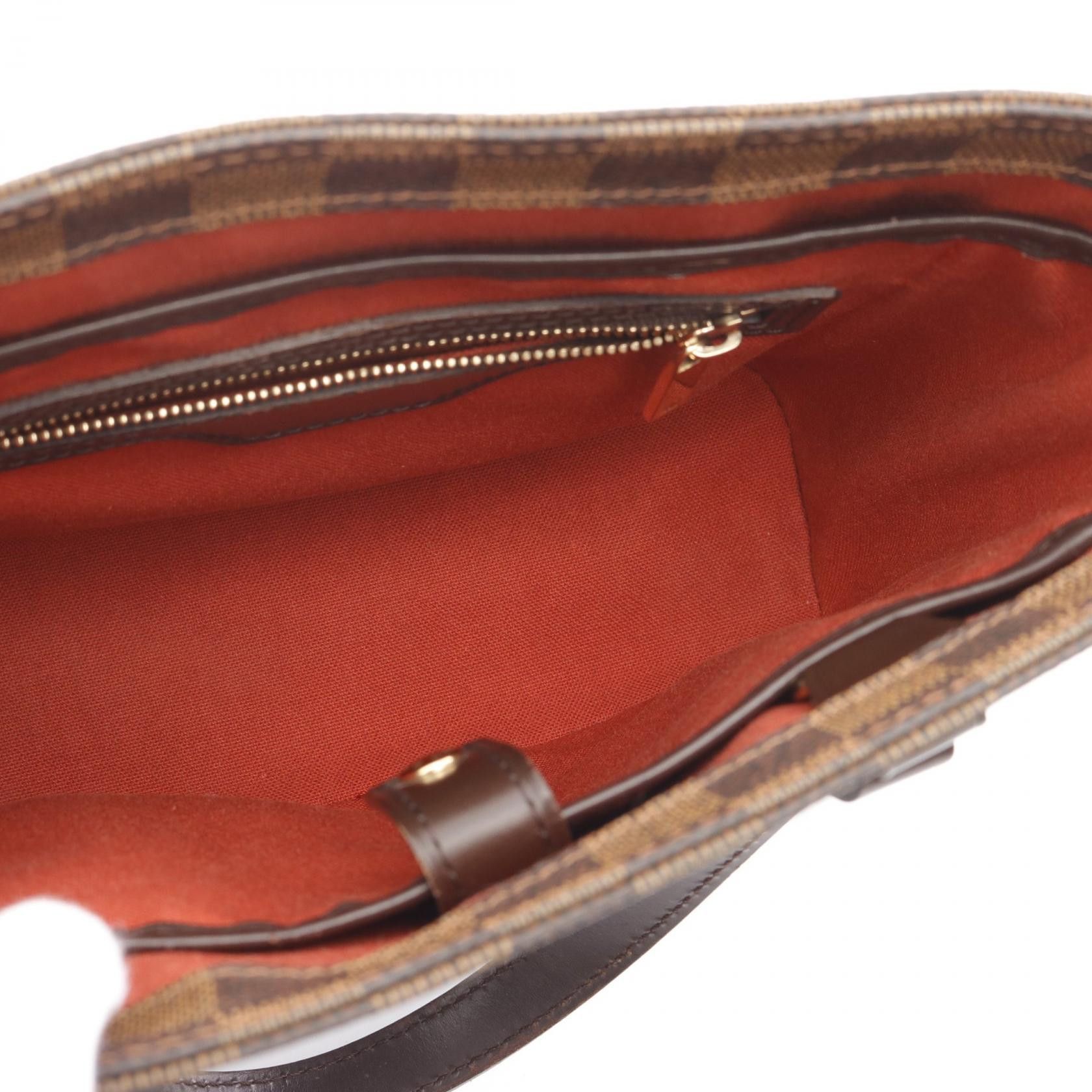 Louis Vuitton Louis Vuitton Vavin Pm Damier Ebene Handbag Leather Brown Size ONE SIZE - 3 Thumbnail