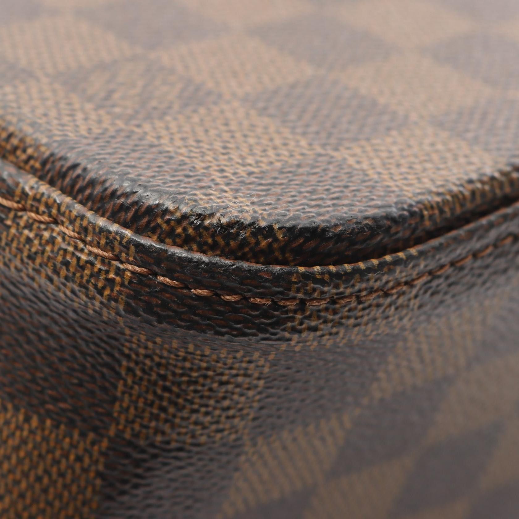 Louis Vuitton Louis Vuitton Vavin Pm Damier Ebene Handbag Leather Brown Size ONE SIZE - 10 Thumbnail