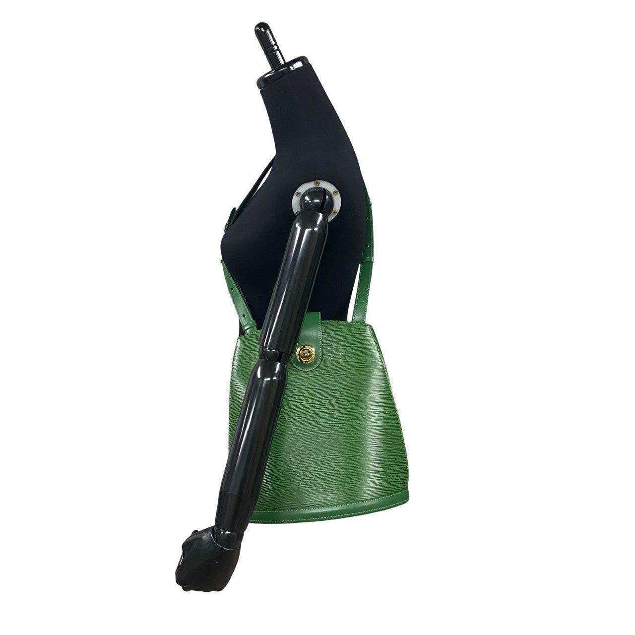 Louis Vuitton Louis Vuitton Shoulder Bag Green Leather Size ONE SIZE - 2 Thumbnail