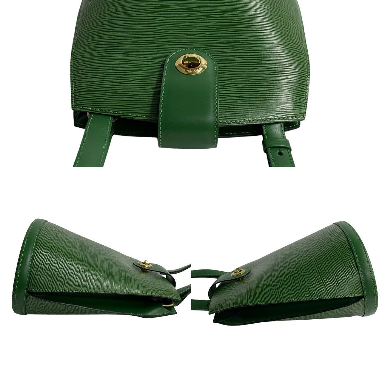 Louis Vuitton Louis Vuitton Shoulder Bag Green Leather Size ONE SIZE - 5 Thumbnail