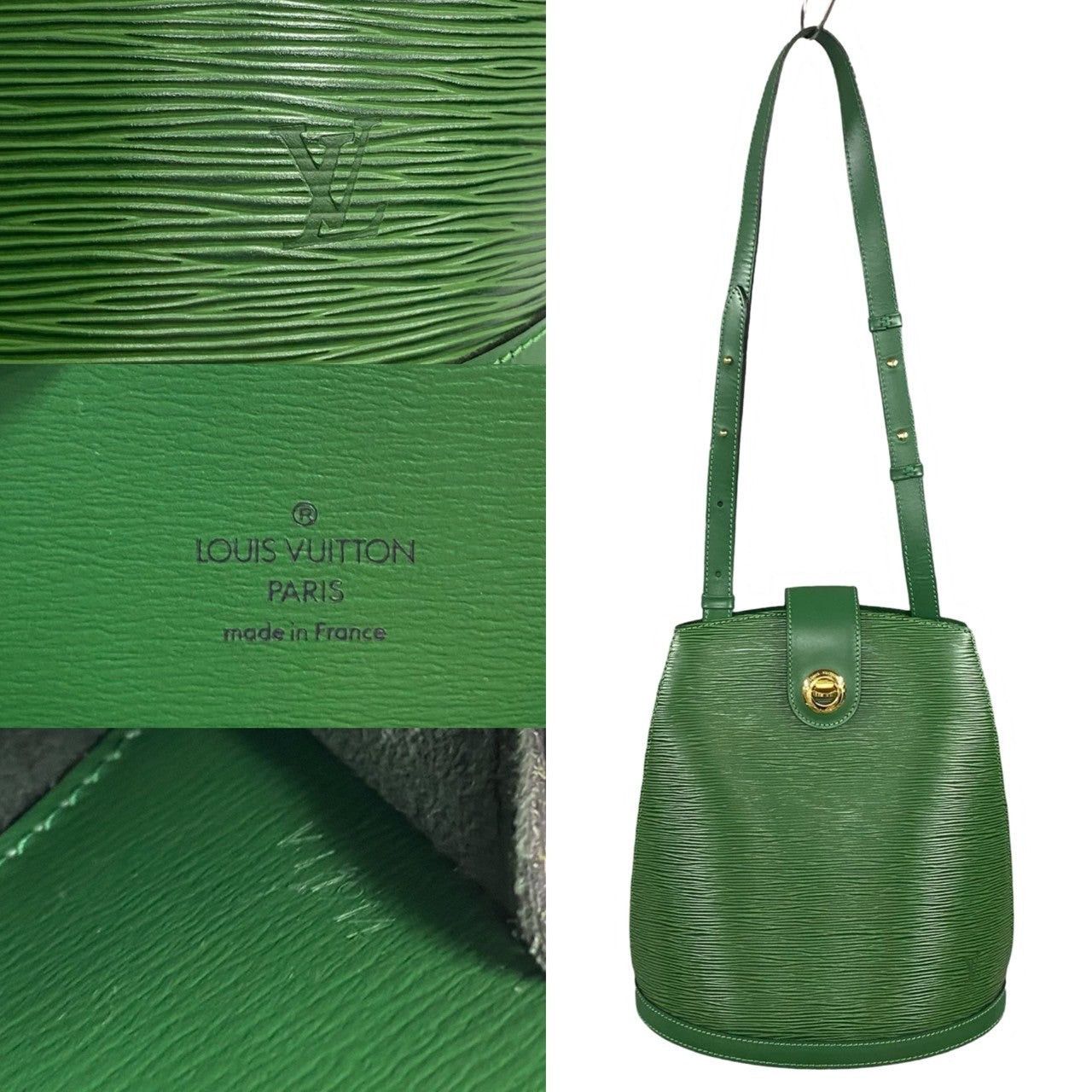 Louis Vuitton Louis Vuitton Shoulder Bag Green Leather Size ONE SIZE - 3 Thumbnail