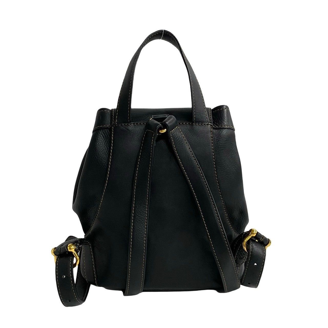 Loewe Loewe Backpack Black Leather Size ONE SIZE - 4 Thumbnail