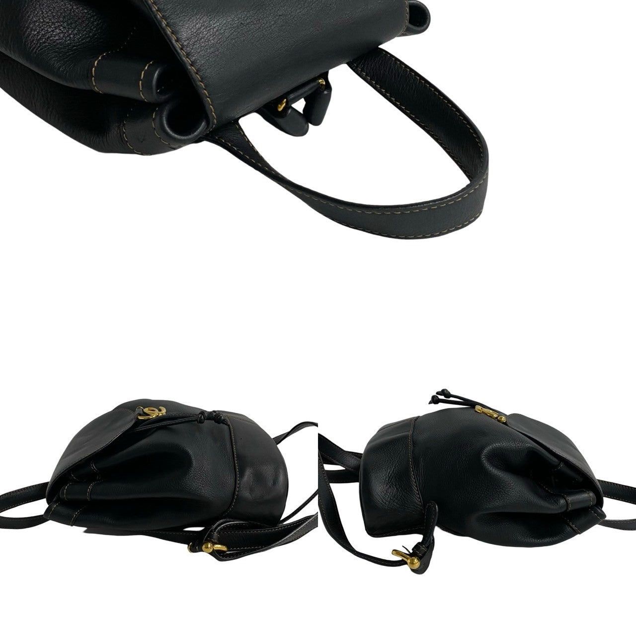 Loewe Loewe Backpack Black Leather Size ONE SIZE - 5 Thumbnail