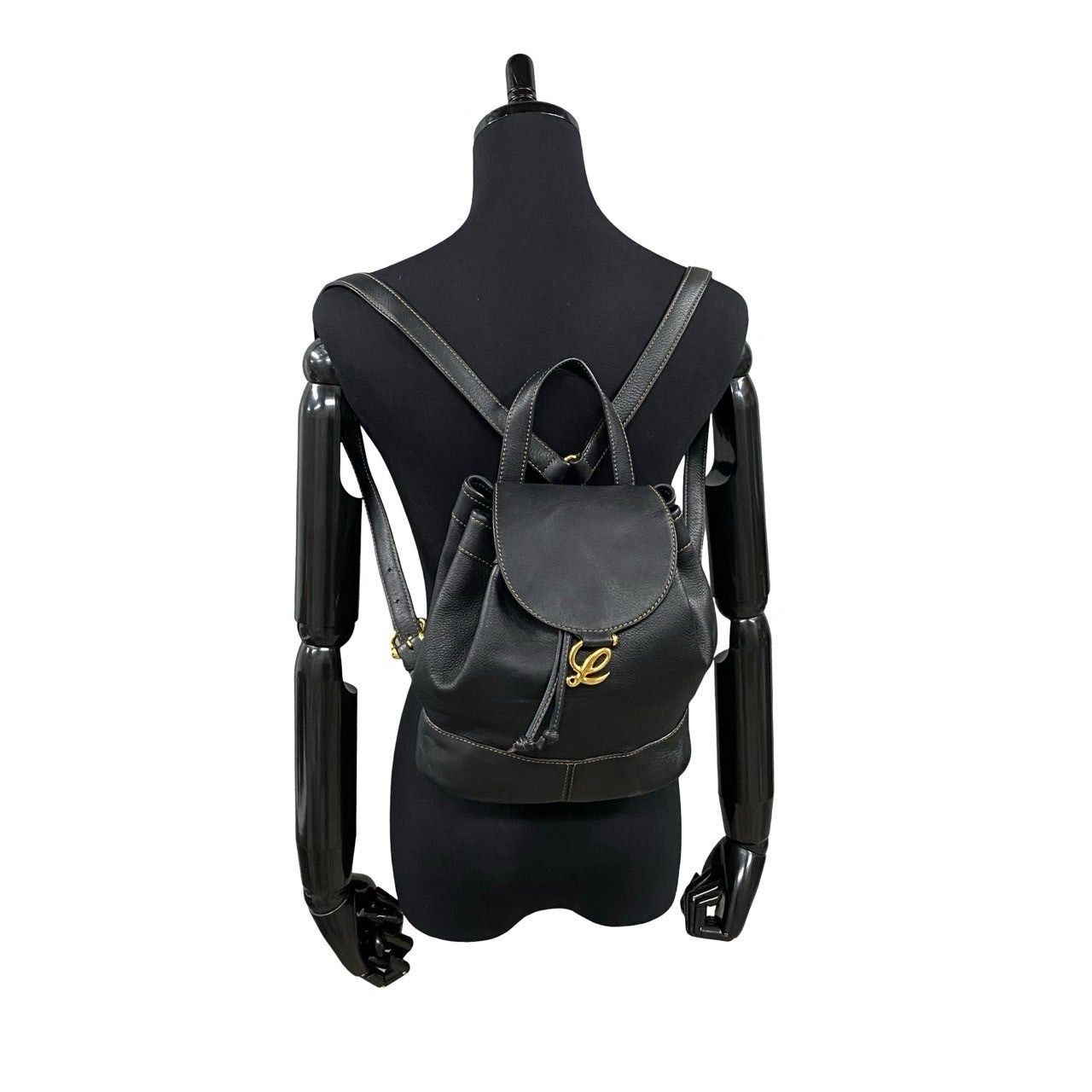 Loewe Loewe Backpack Black Leather Size ONE SIZE - 2 Thumbnail