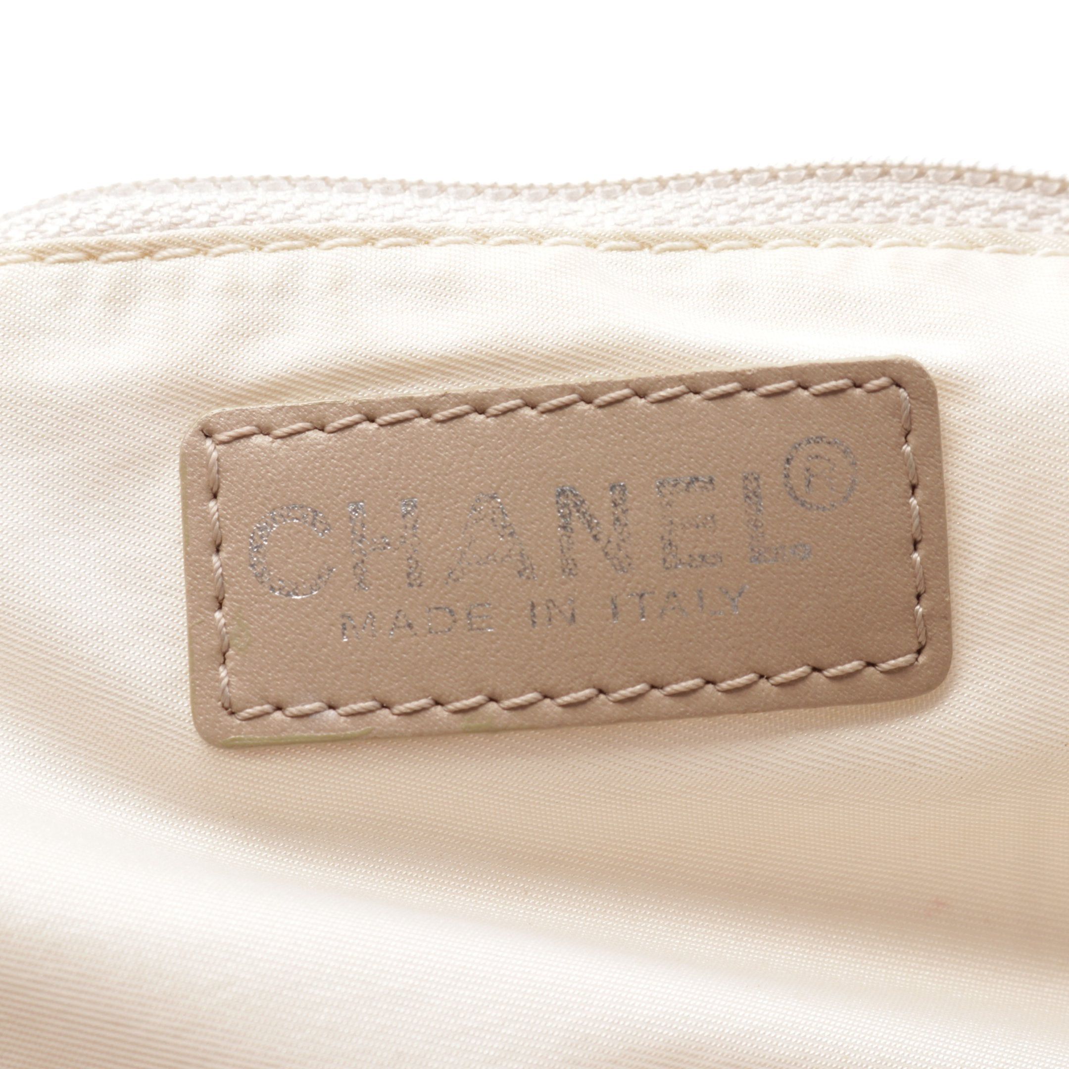 Chanel Chanel New Travel Line Mm Handbag Tote Bag Nylon Canvas Leather Pink Beige Silver Hardware Size ONE SIZE - 4 Thumbnail