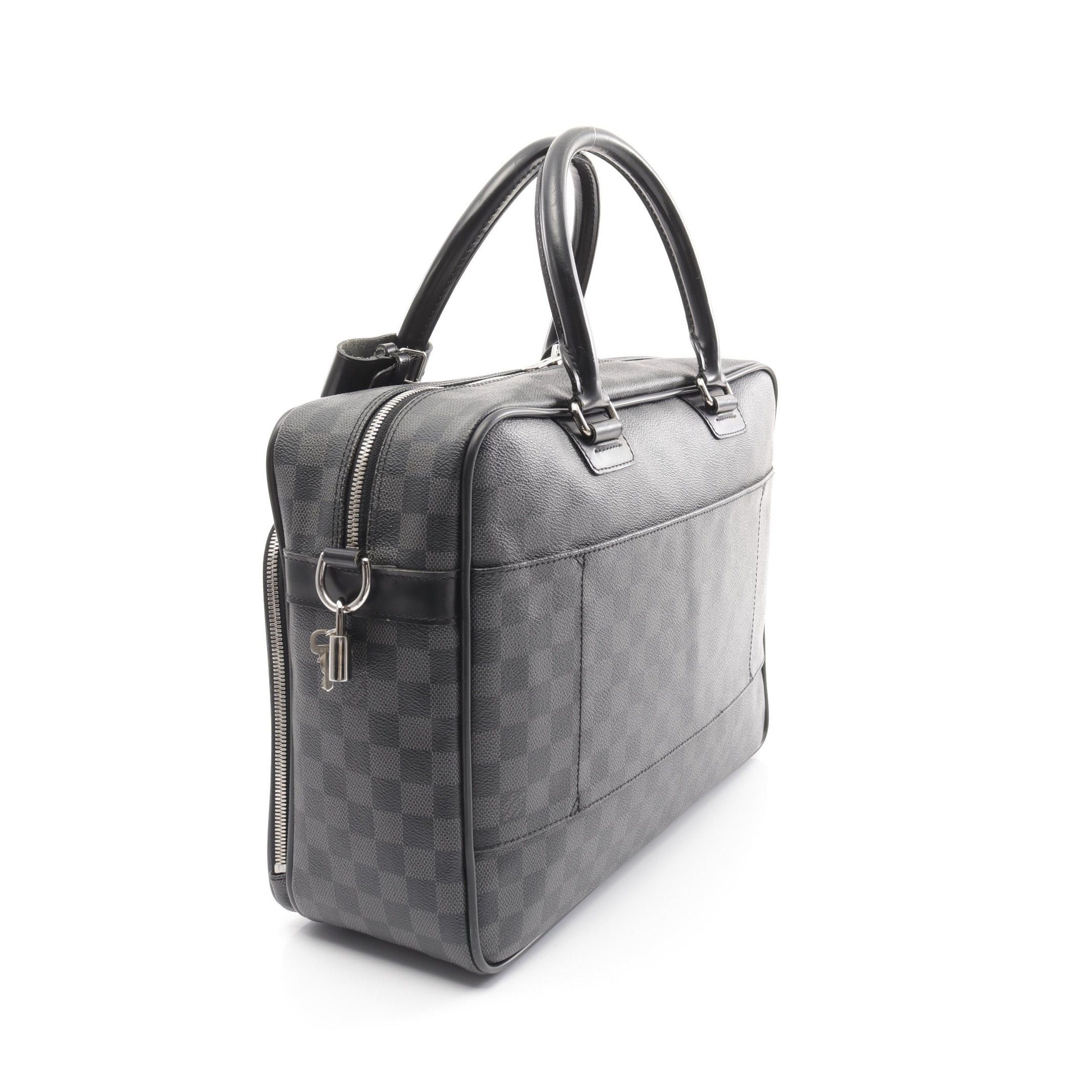 Louis Vuitton Louis Vuitton Briefcase Icare Damier Graphite Business Bag Leather Black Size ONE SIZE - 2 Thumbnail
