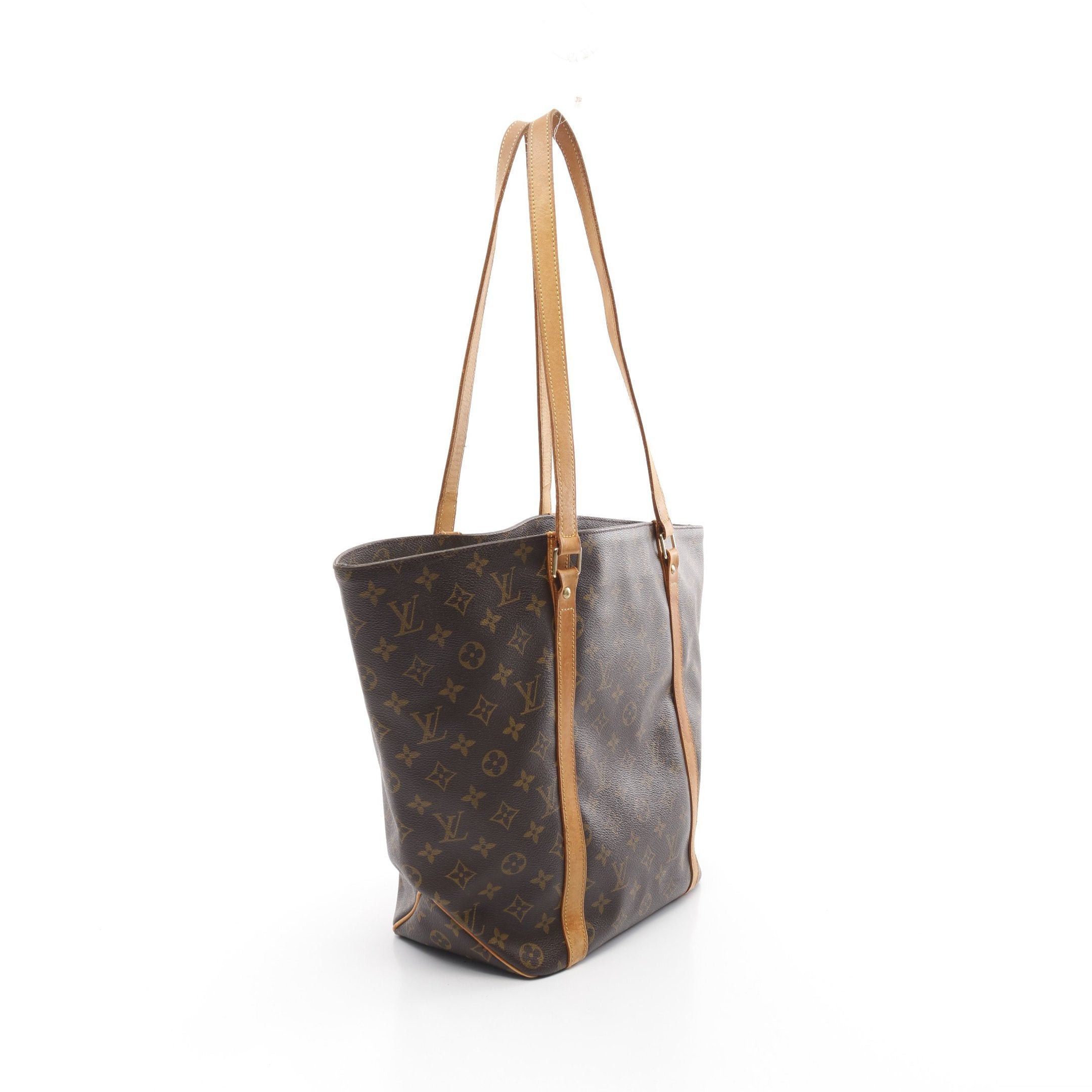 Louis Vuitton Louis Vuitton Sac Shopping Monogram Shoulder Bag Tote Leather Brown Size ONE SIZE - 2 Thumbnail