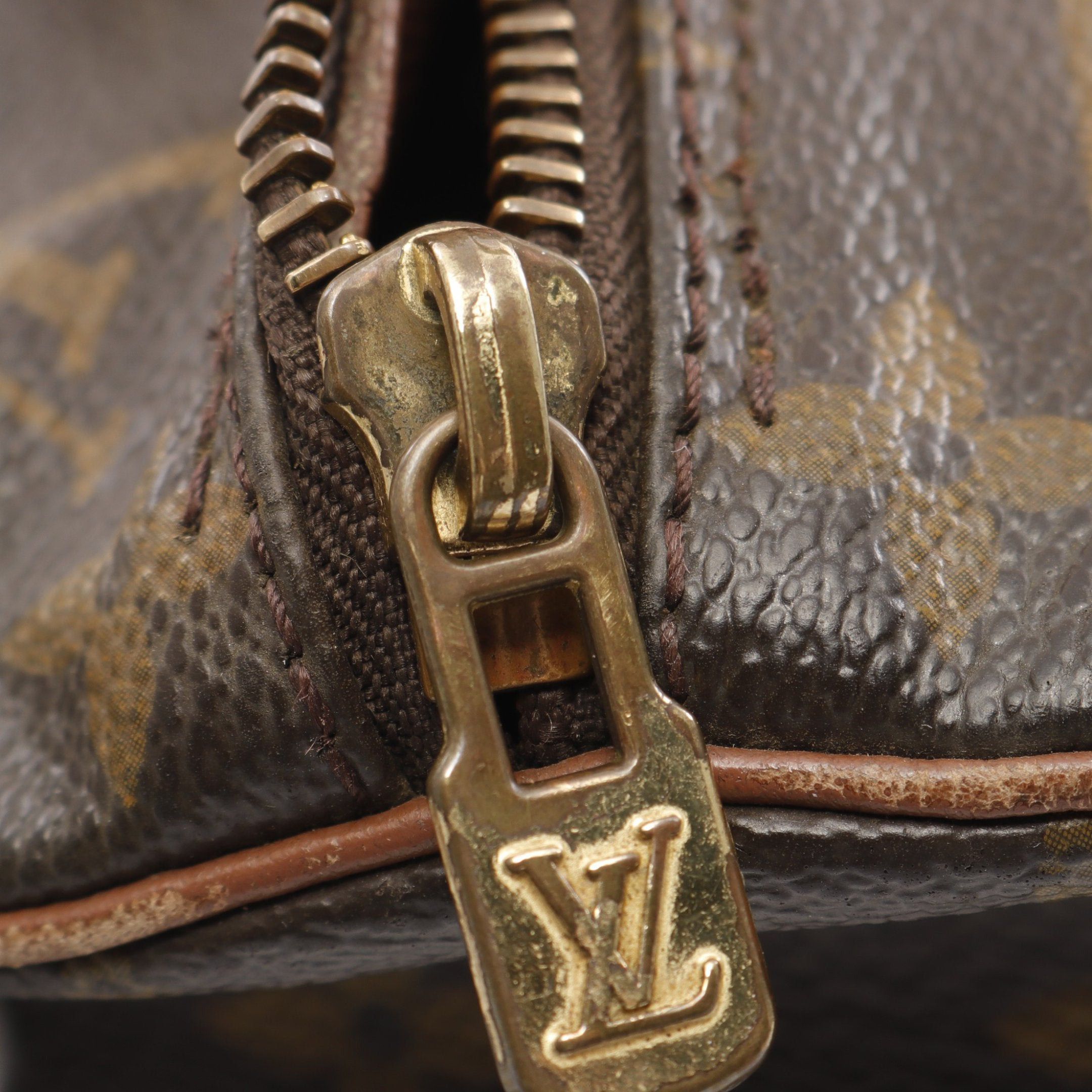 Louis Vuitton Louis Vuitton Papillon 30 Monogram Old Model Handbag Leather Brown Size ONE SIZE - 6 Thumbnail