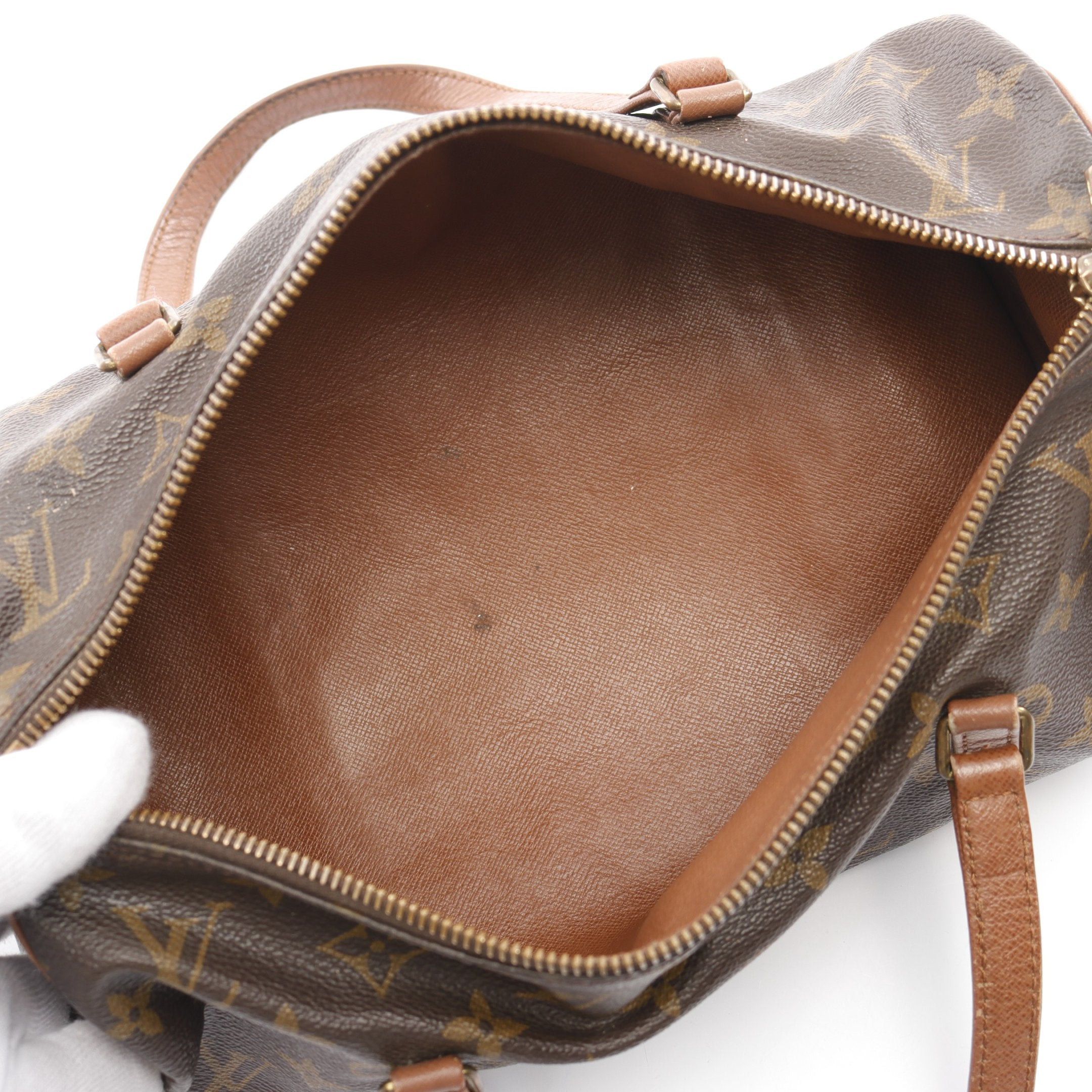 Louis Vuitton Louis Vuitton Papillon 30 Monogram Old Model Handbag Leather Brown Size ONE SIZE - 3 Thumbnail